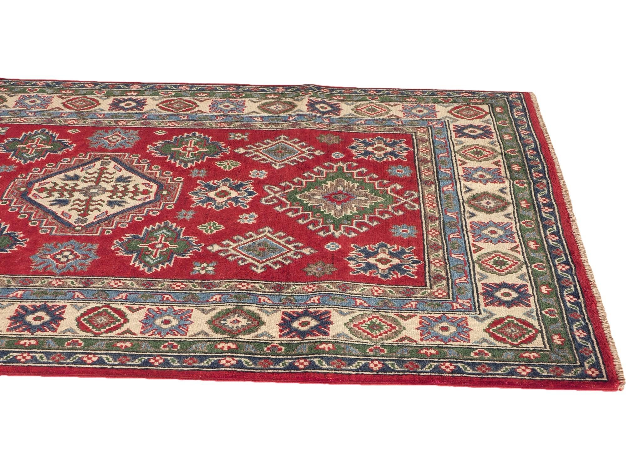 115cm x 185cm Hand Knotted Kazak Rug
