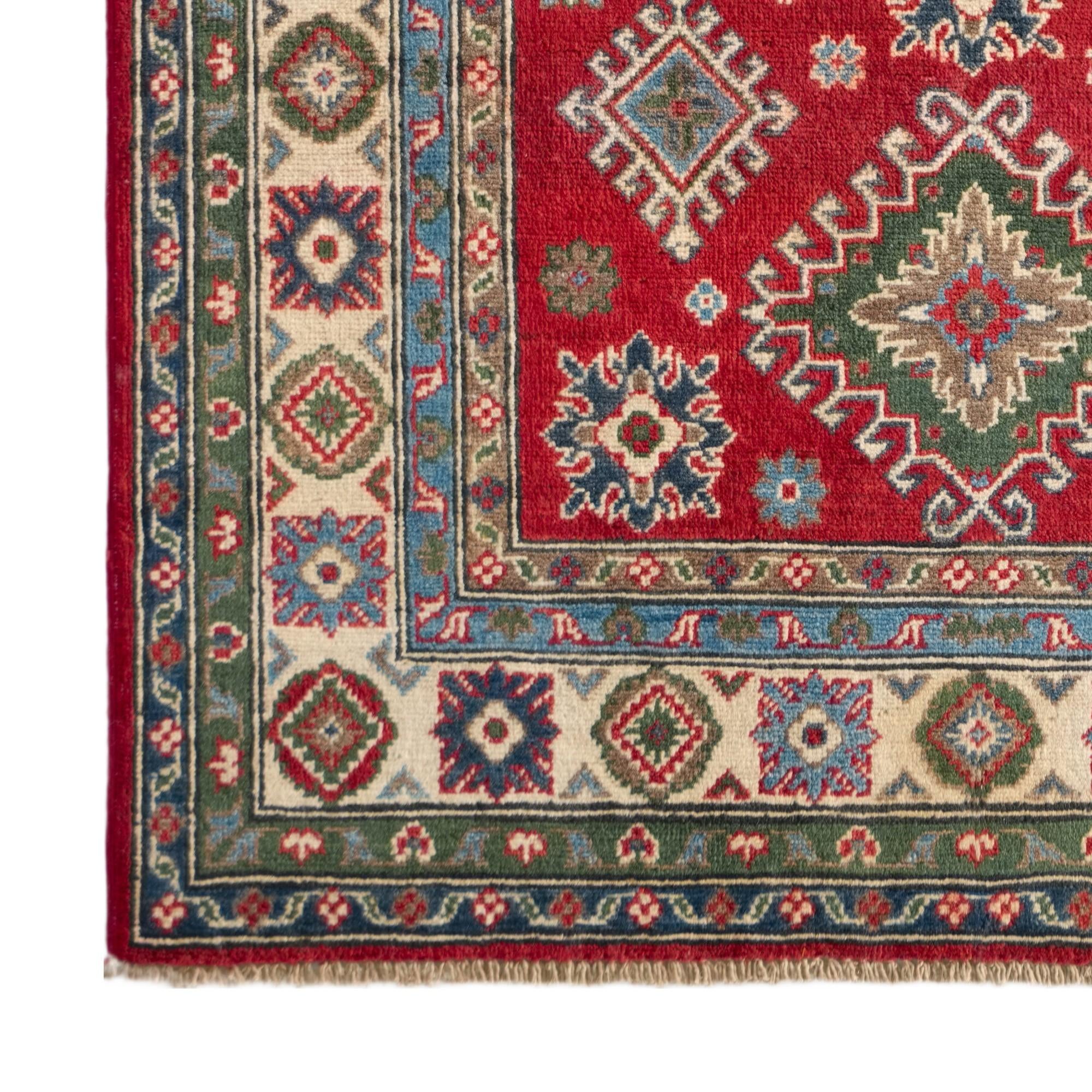 115cm x 185cm Hand Knotted Kazak Rug