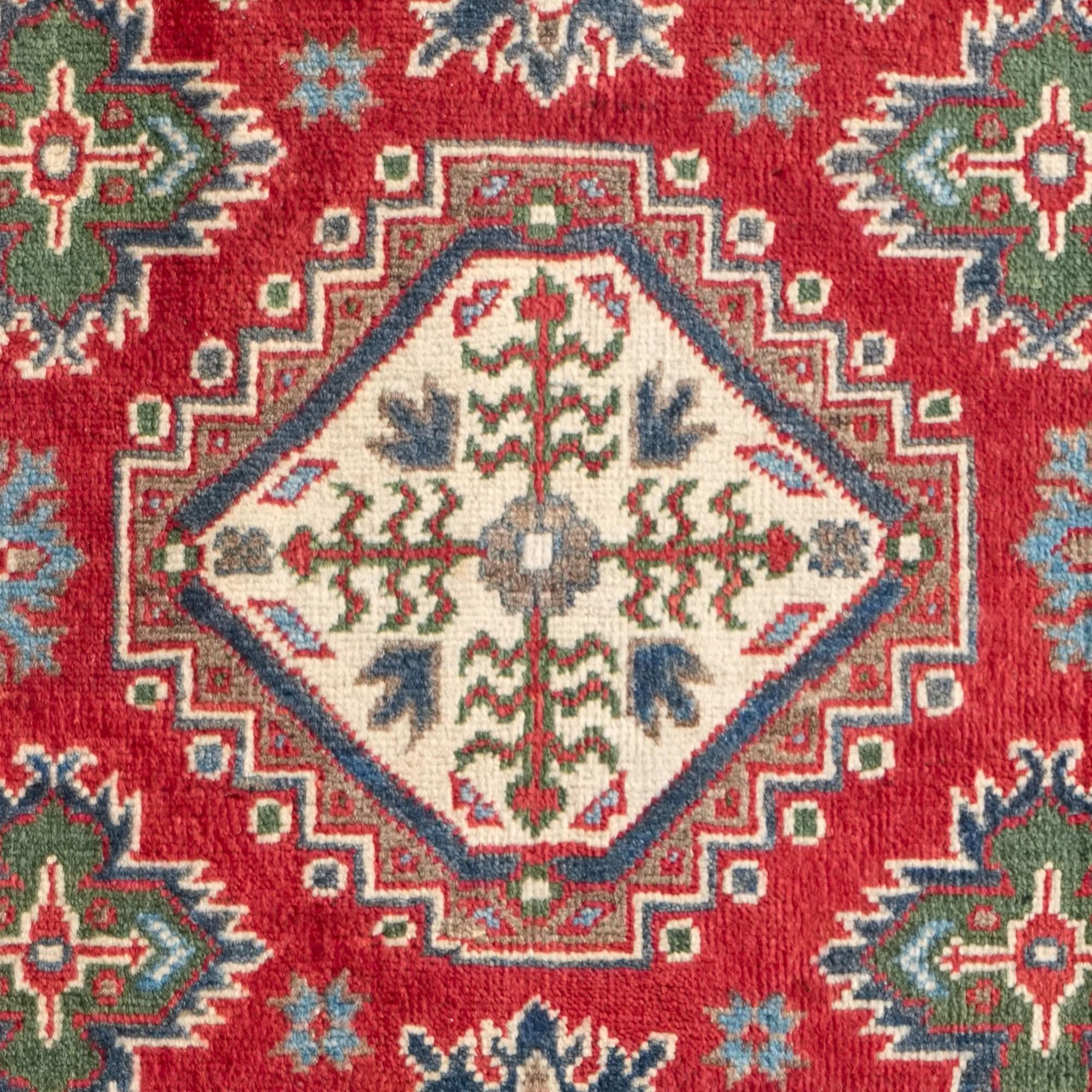 115cm x 185cm Hand Knotted Kazak Rug