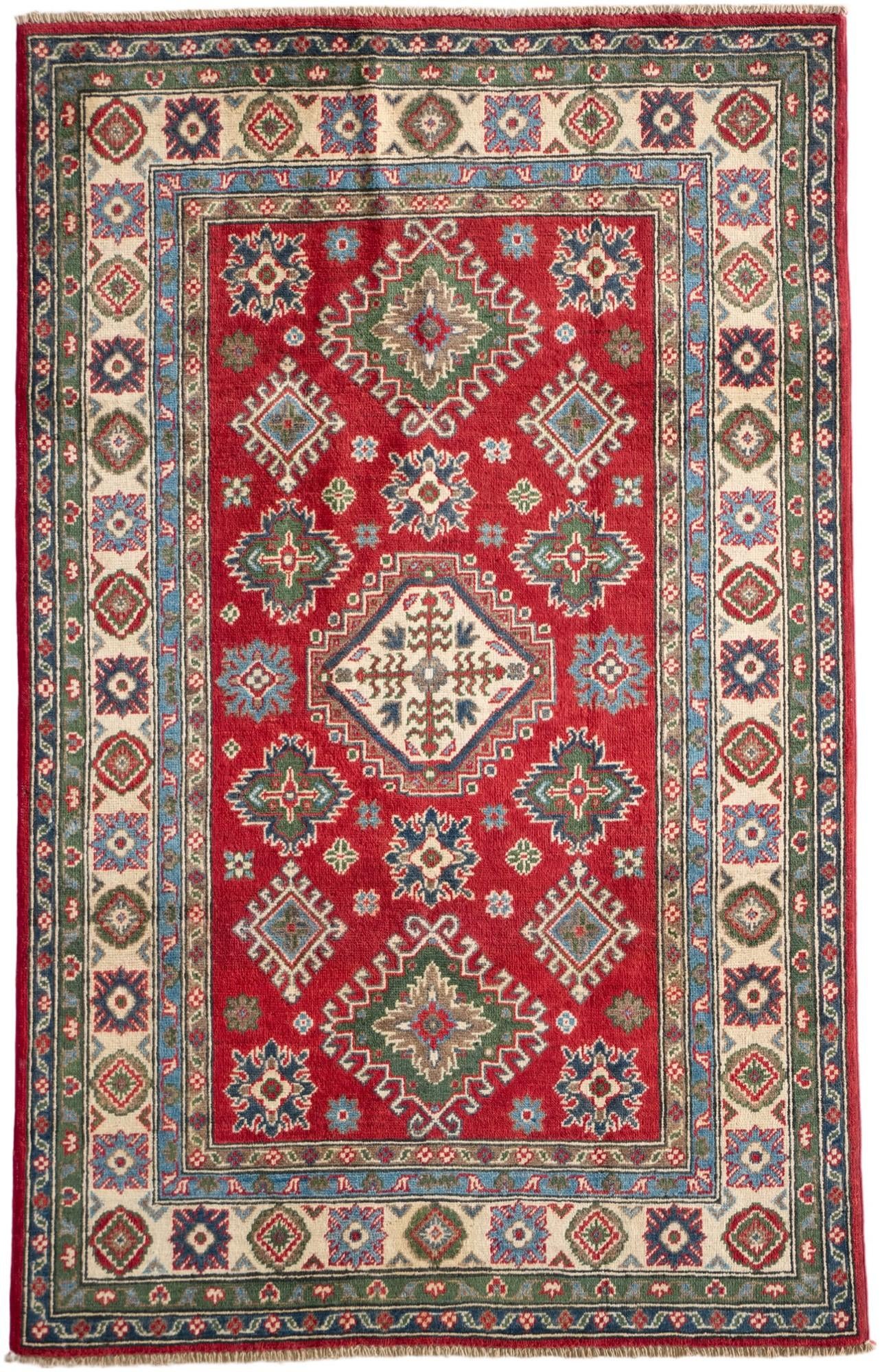 115cm x 185cm Hand Knotted Kazak Rug