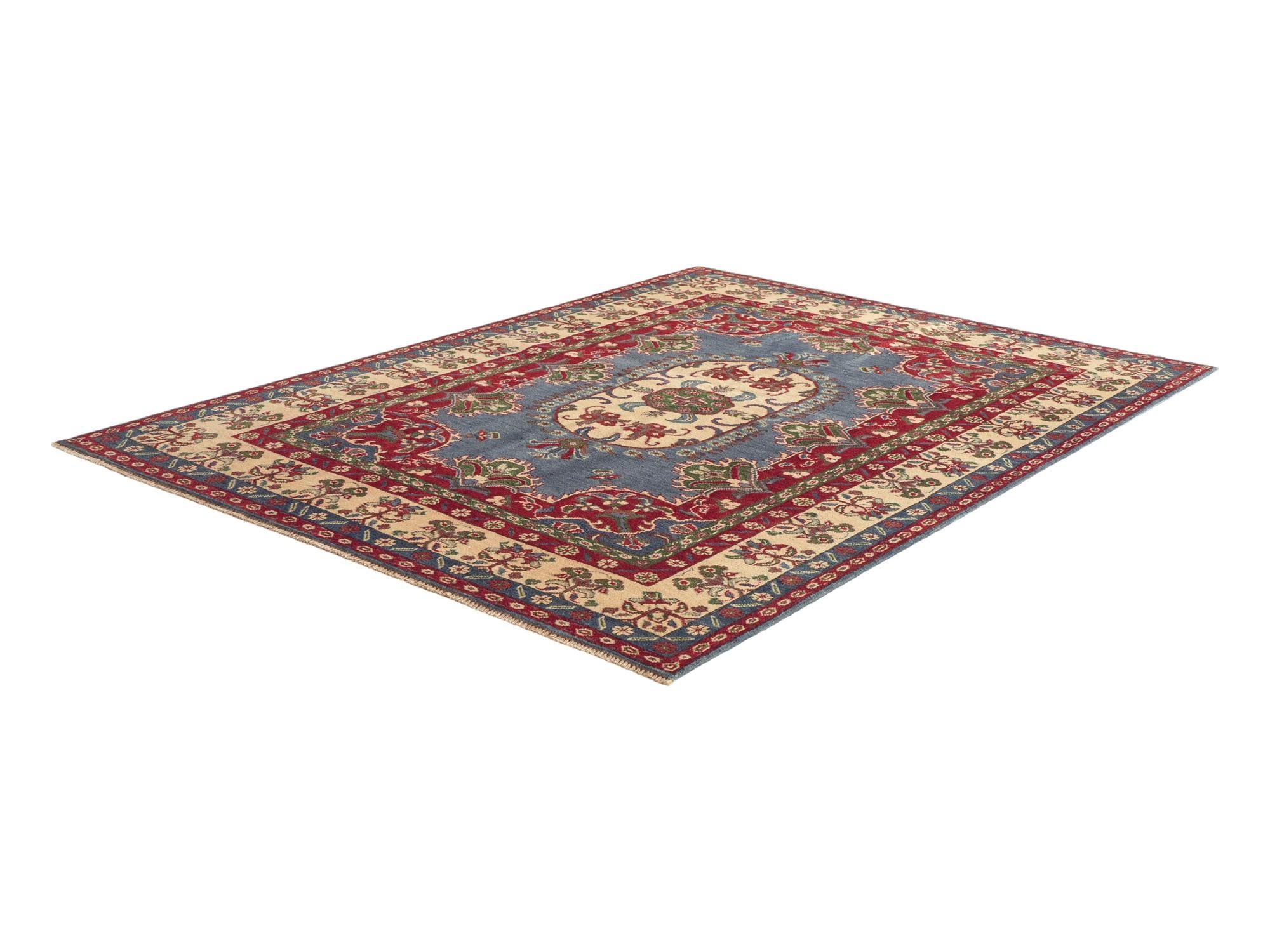 170cm x 225cm Hand Knotted Kazak Rug