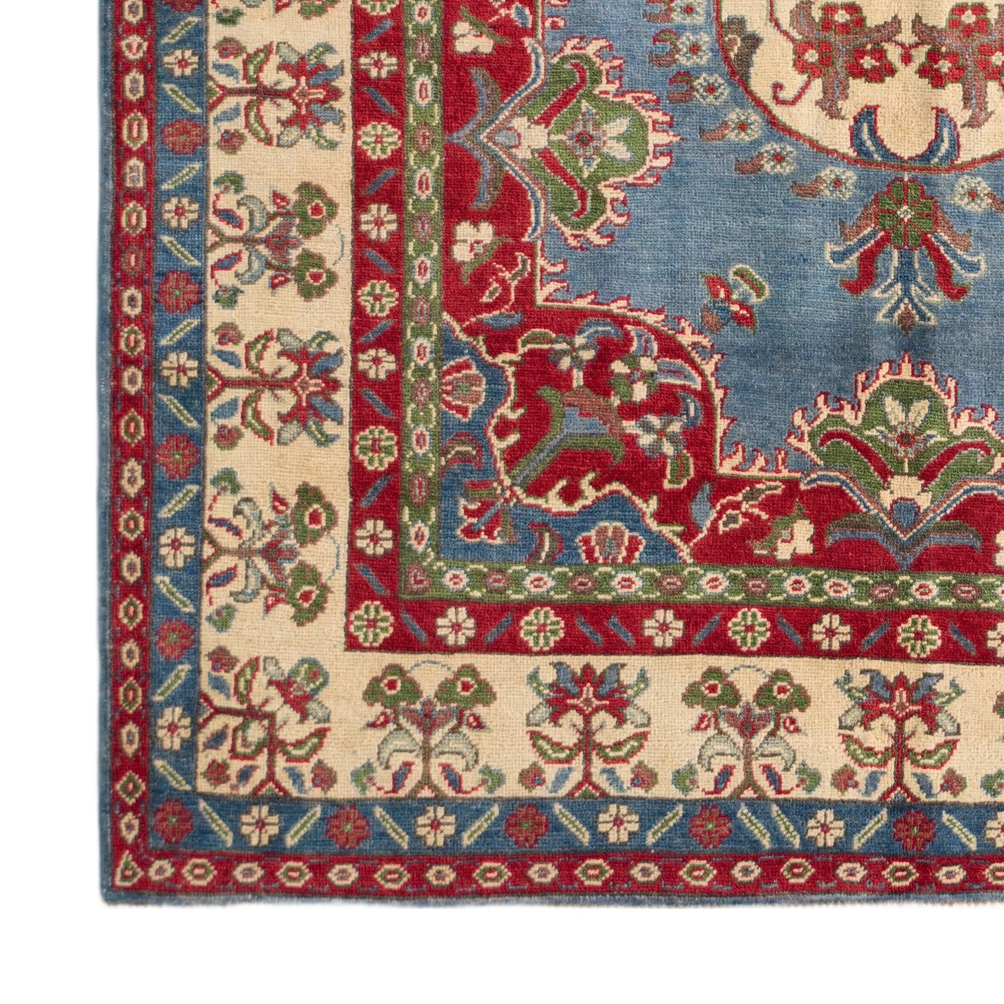 170cm x 225cm Hand Knotted Kazak Rug
