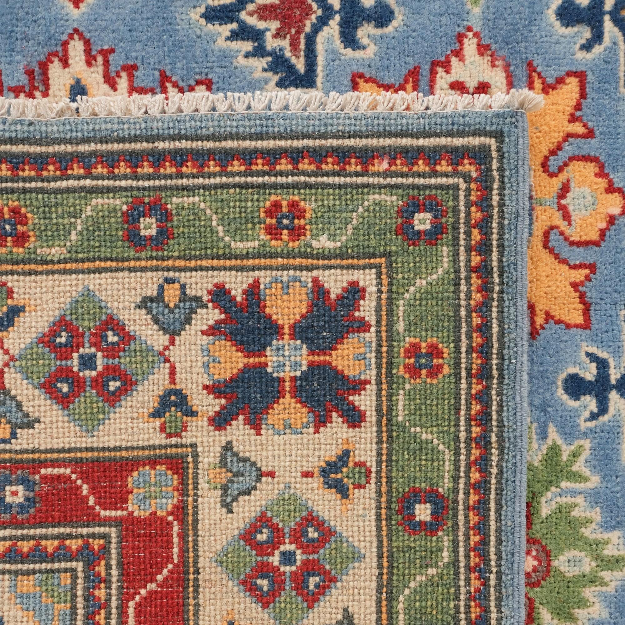 160cm x 210cm Handgeknüpft Kazak Teppich