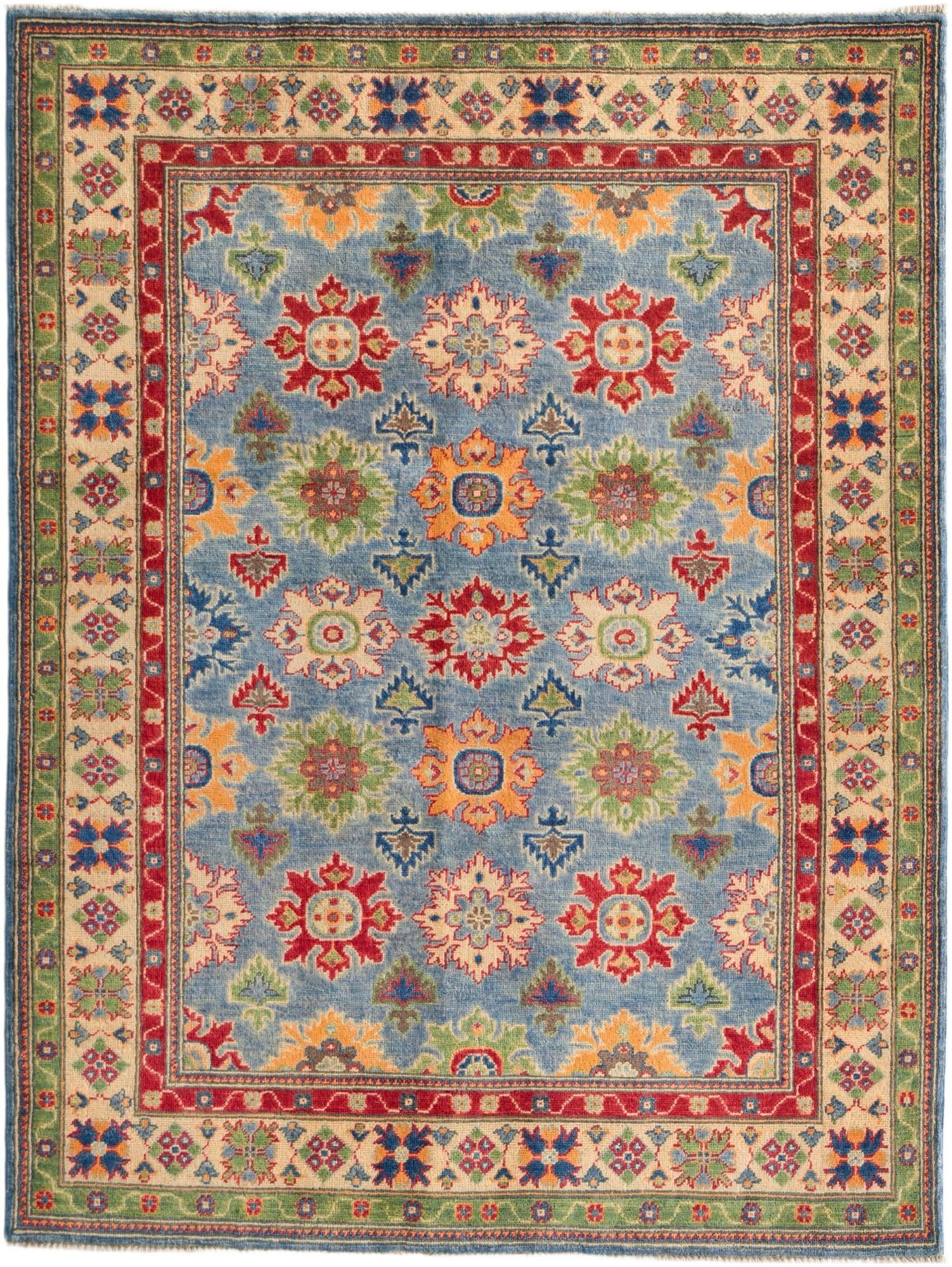 Detail image 2 of 10: 5' 3 x 6' 11 Hand Knotted Kazak Rug
