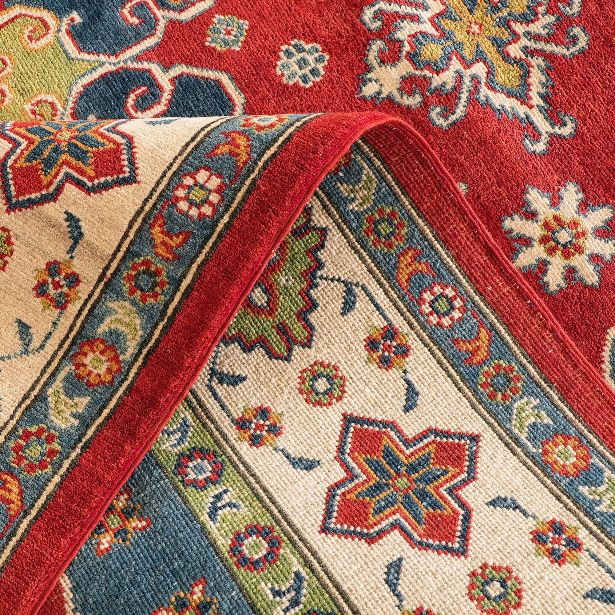 Detail image 8 of 10: 6' 8 x 9' 7 Hand Knotted Kazak Rug