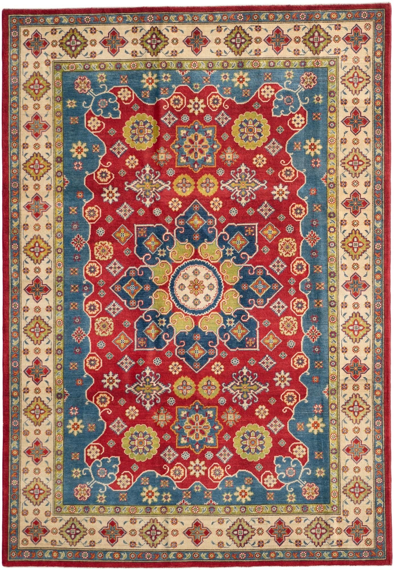 Detail image 2 of 10: 6' 8 x 9' 7 Hand Knotted Kazak Rug