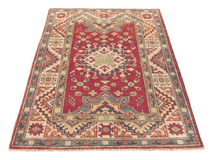 2' 7 x 4' 2 Hand Knotted Kazak Rug