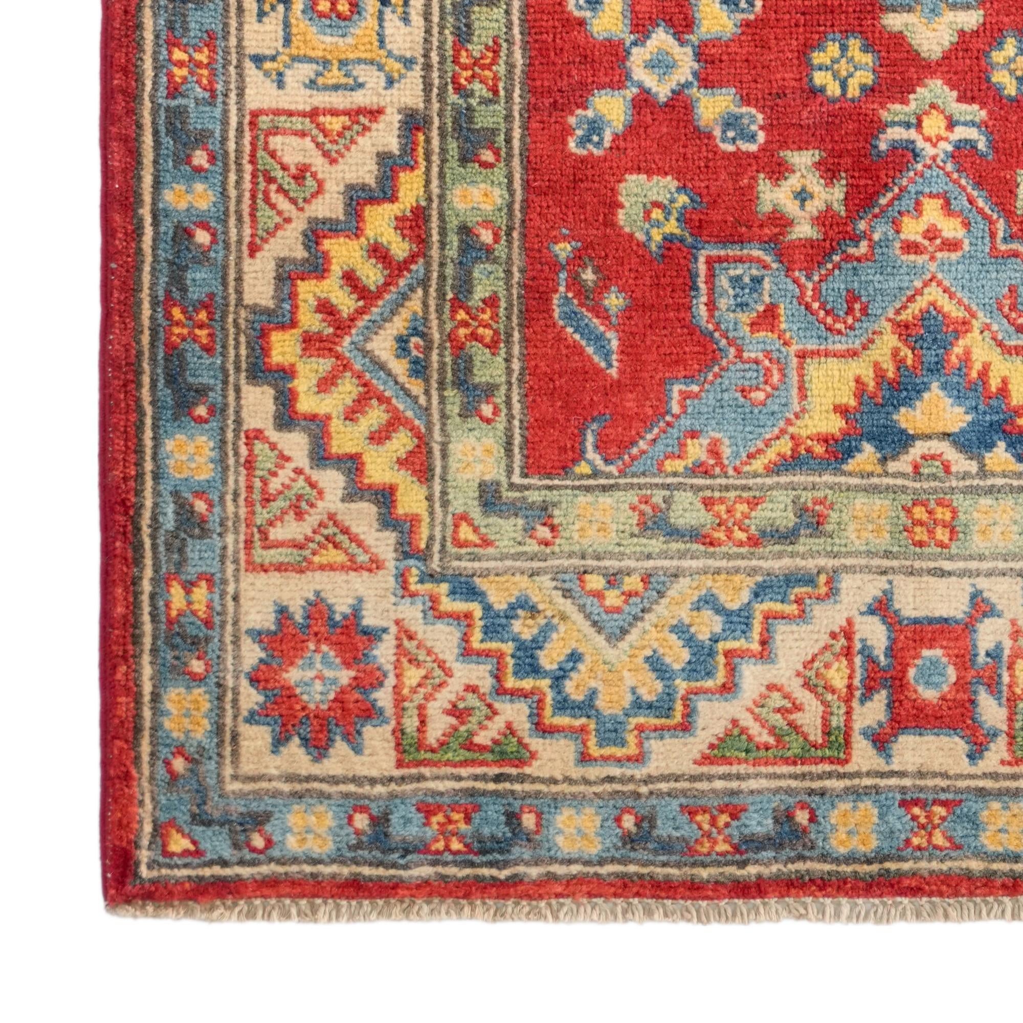 80cm x 125cm Handgeknüpft Kazak Teppich