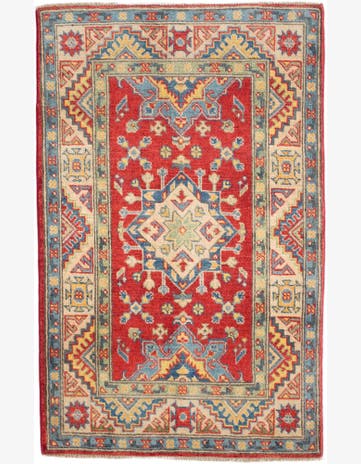 2' 7 x 4' 2 Hand Knotted Kazak Rug