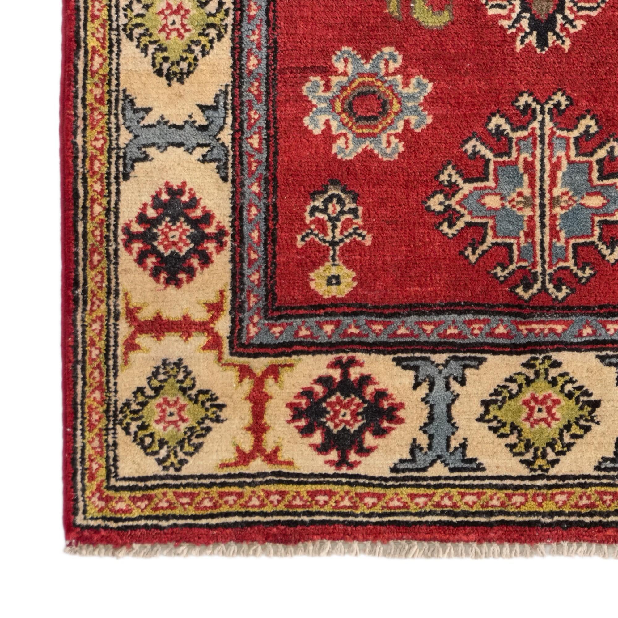 2' 8 x 4' 1 Hand Knotted Kazak Rug