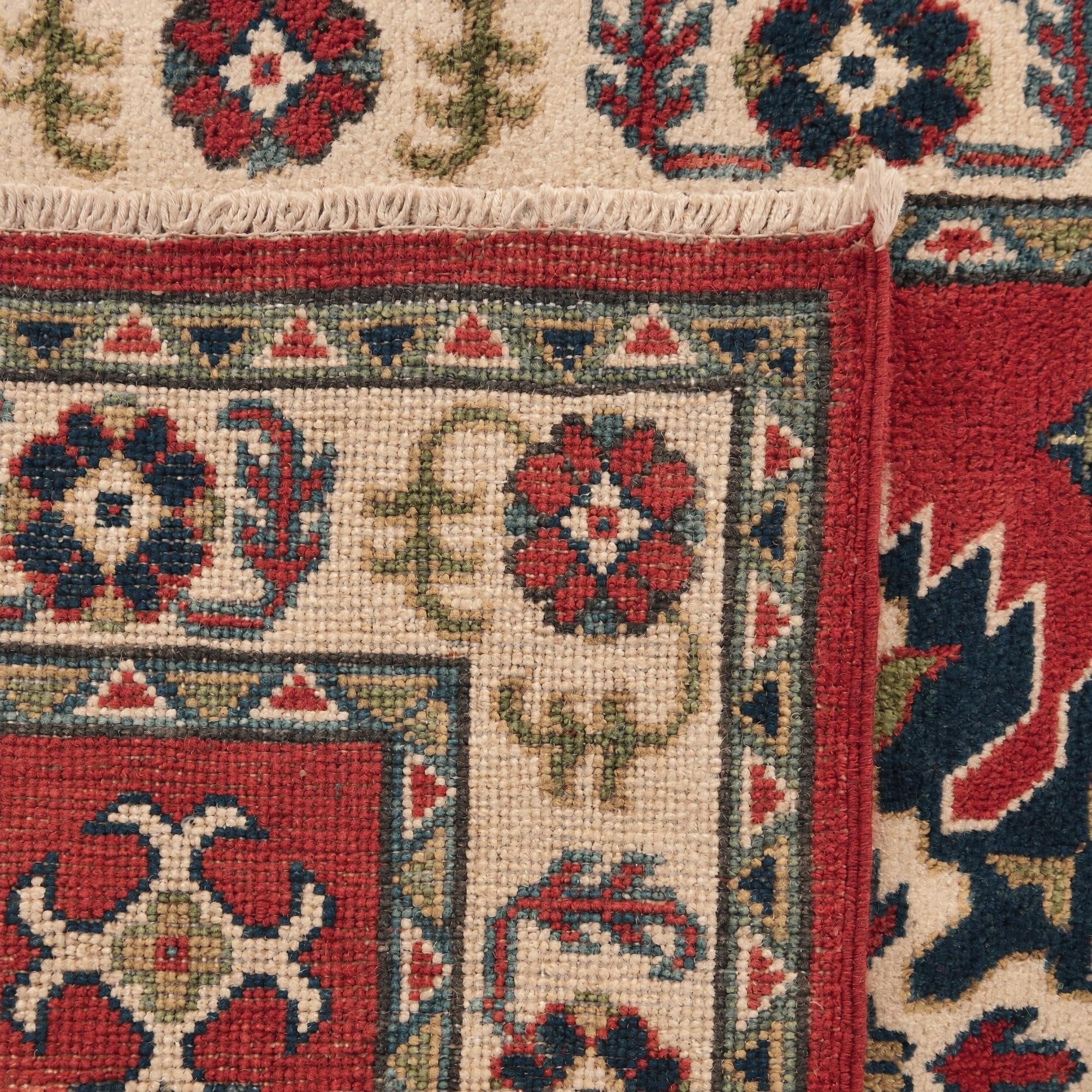 2' 7 x 4' Hand Knotted Kazak Rug