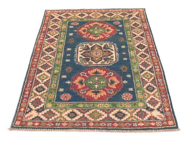2' 9 x 4' 2 Hand Knotted Kazak Rug