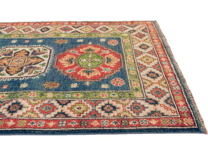 2' 9 x 4' 2 Hand Knotted Kazak Rug