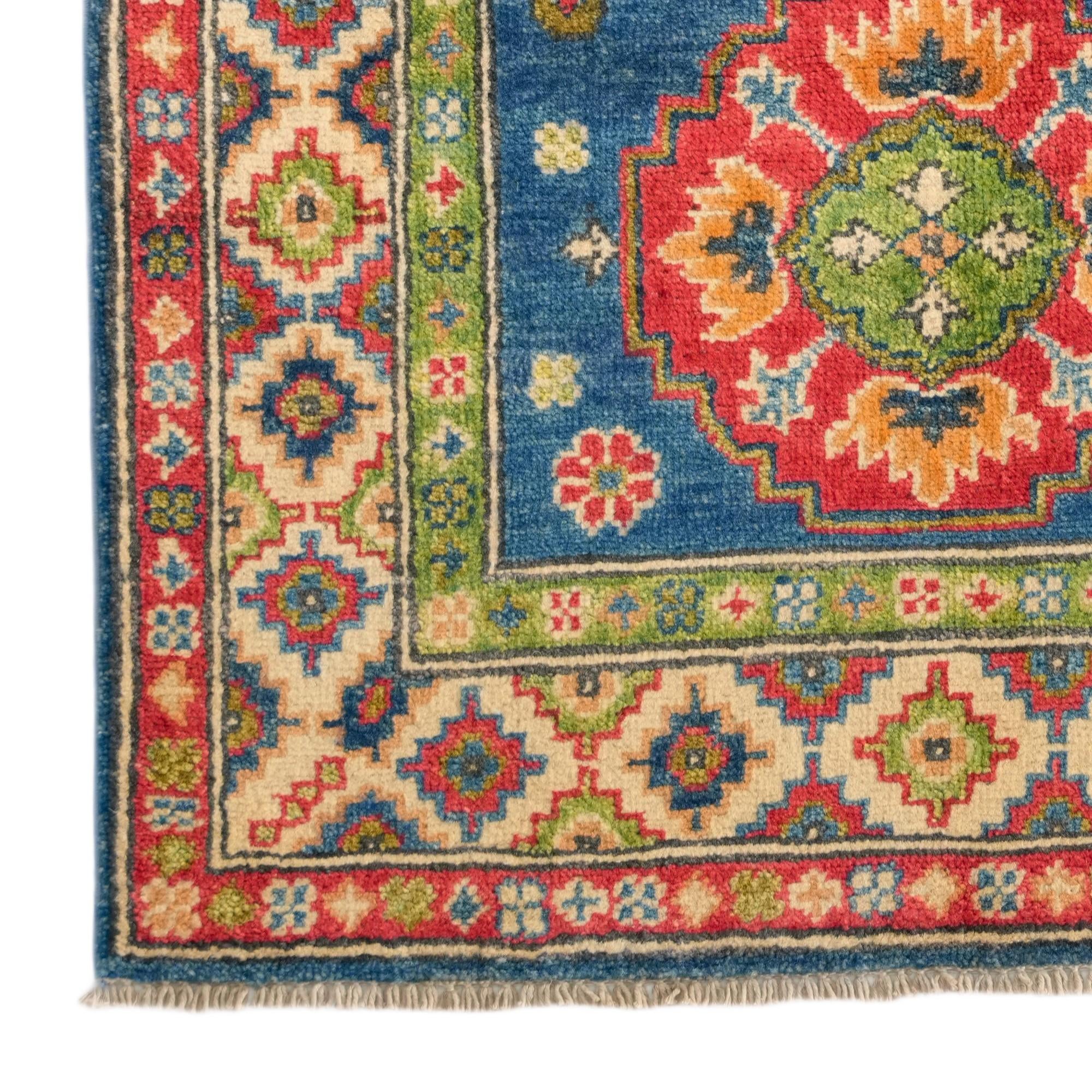 2' 9 x 4' 2 Hand Knotted Kazak Rug