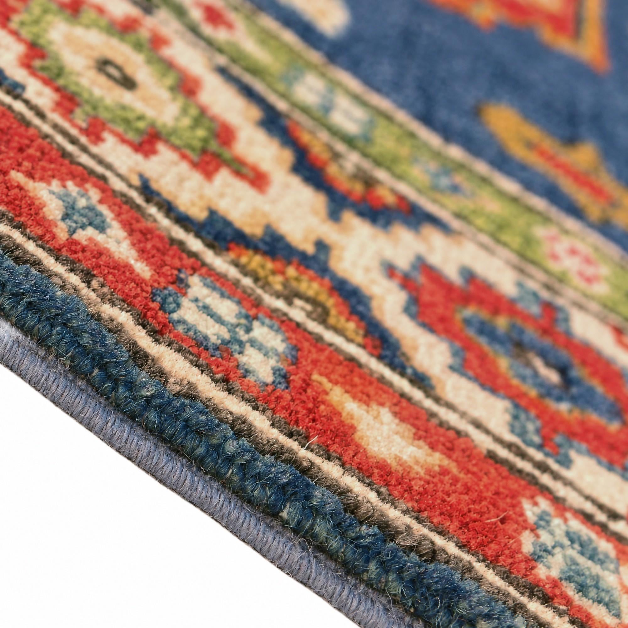 85cm x 130cm Hand Knotted Kazak Rug