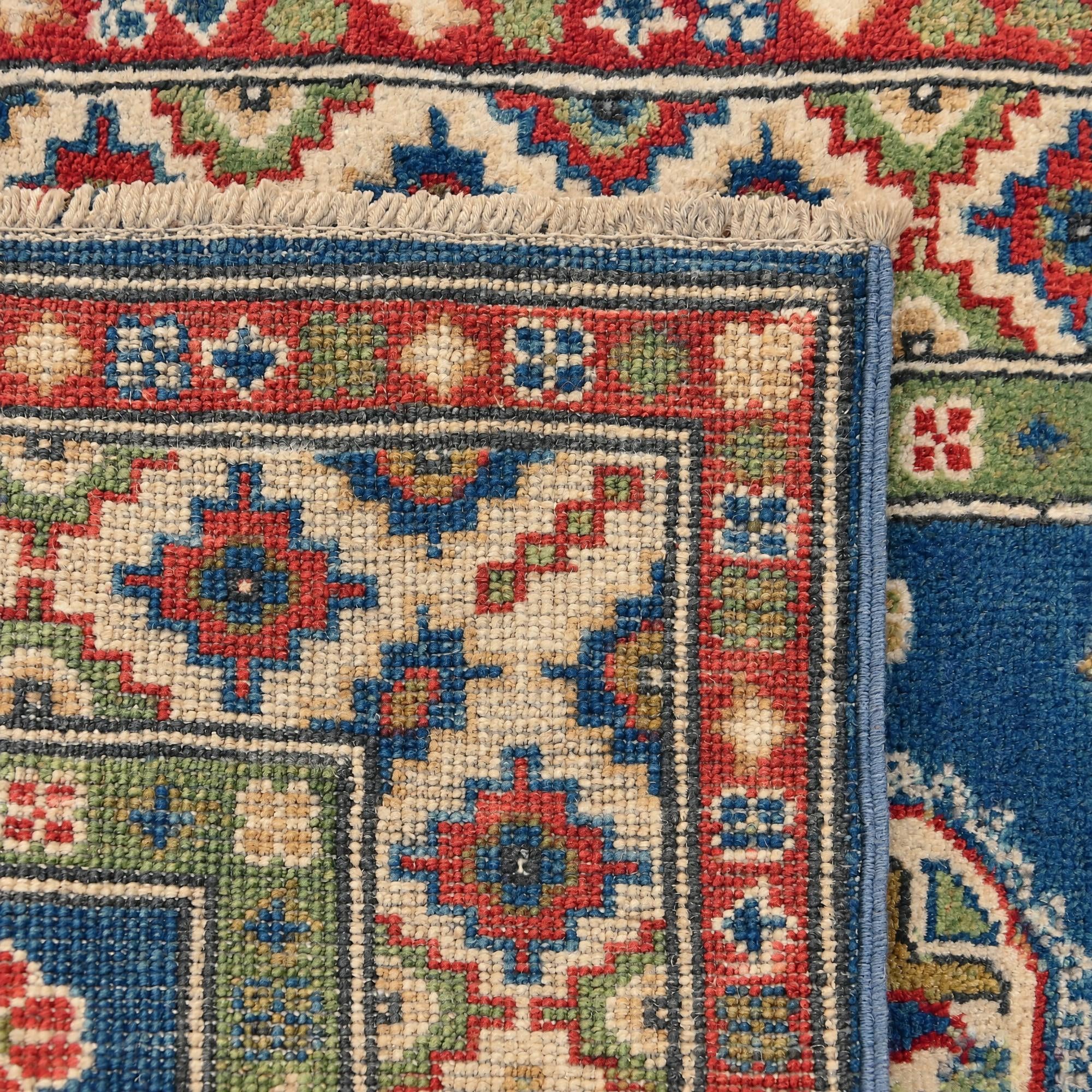 85cm x 130cm Hand Knotted Kazak Rug