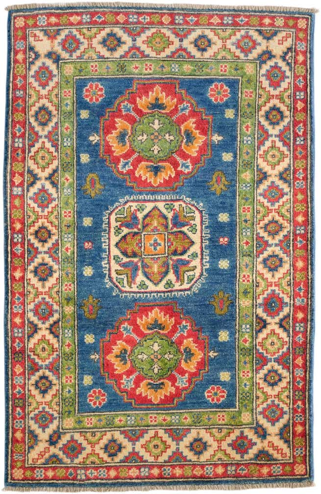 2' 9 x 4' 2 Hand Knotted Kazak Rug