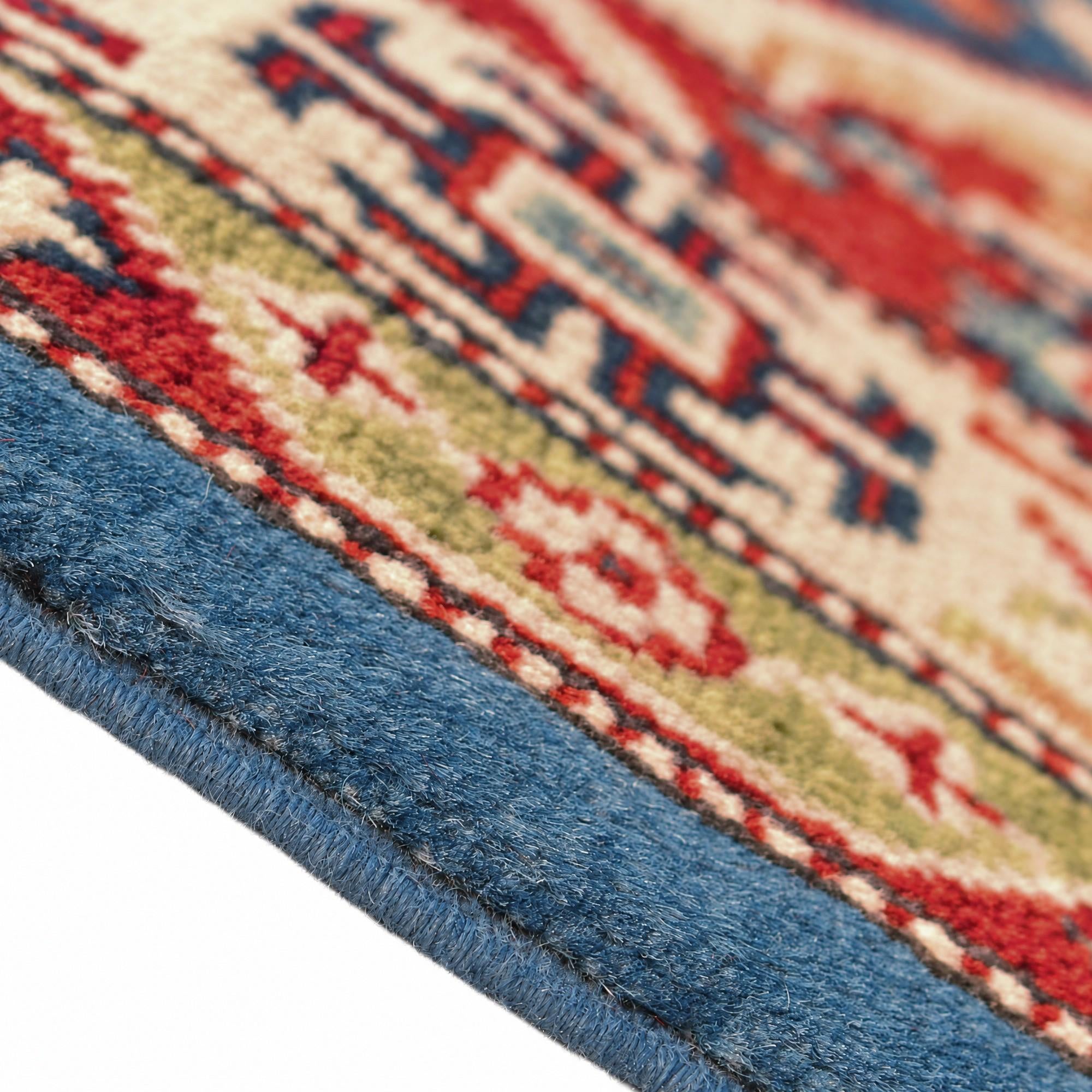 6' 1 x 8' 7 Hand Knotted Kazak Rug