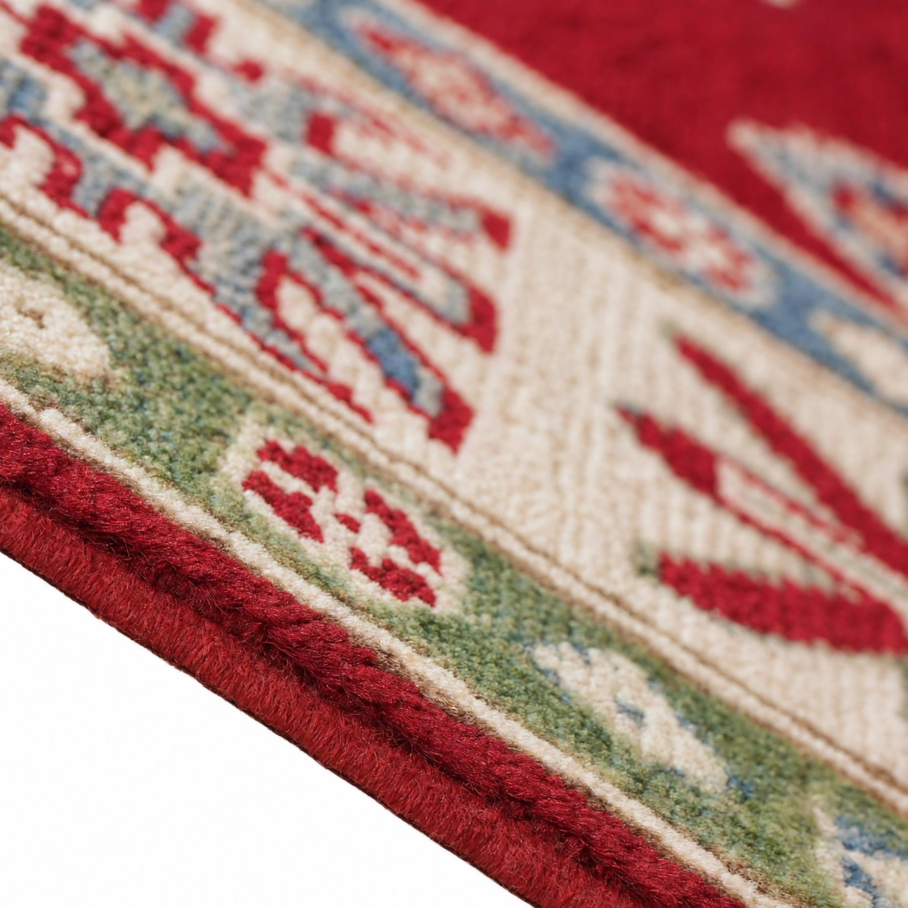 4' 11 x 6' 11 Hand Knotted Kazak Rug