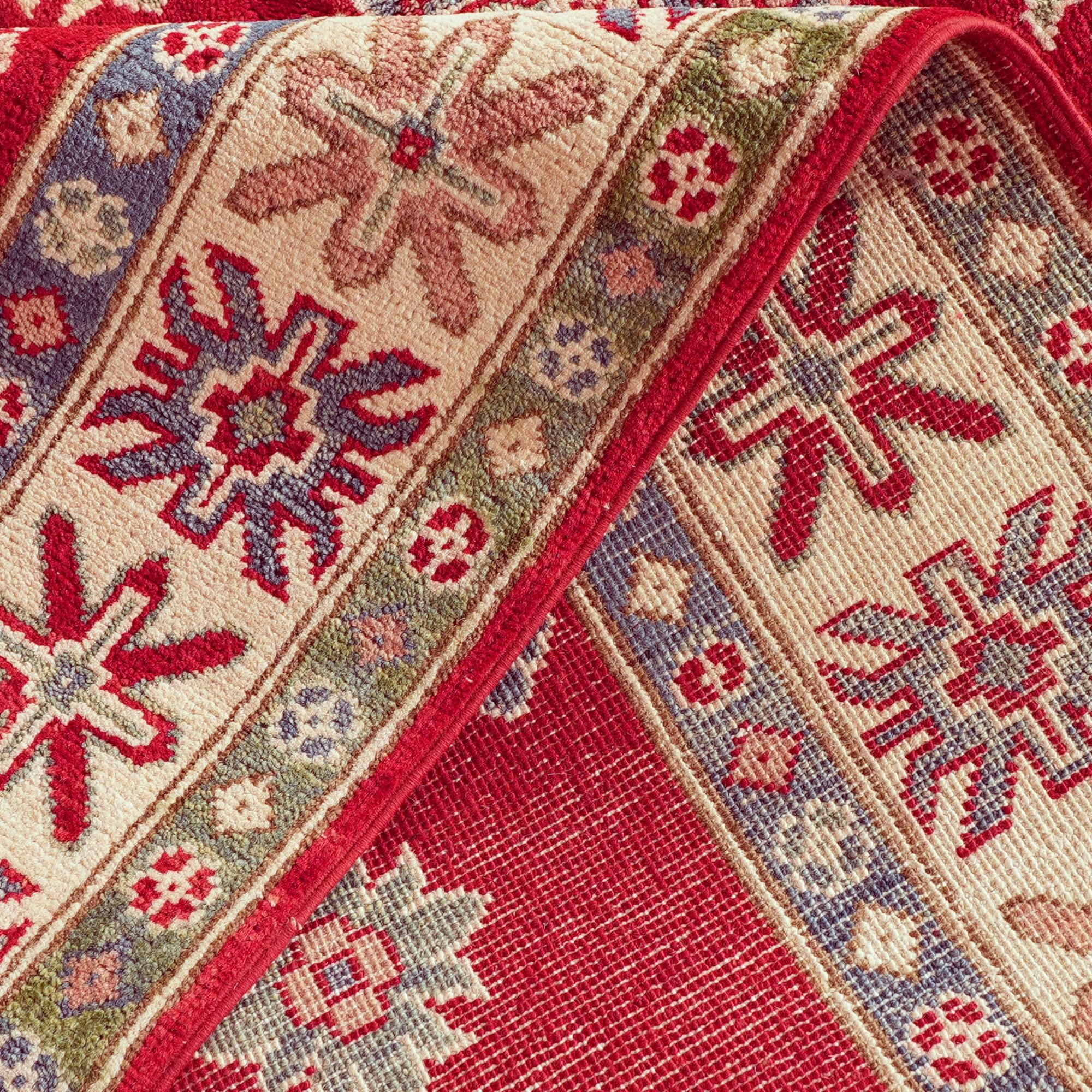 4' 11 x 6' 11 Hand Knotted Kazak Rug