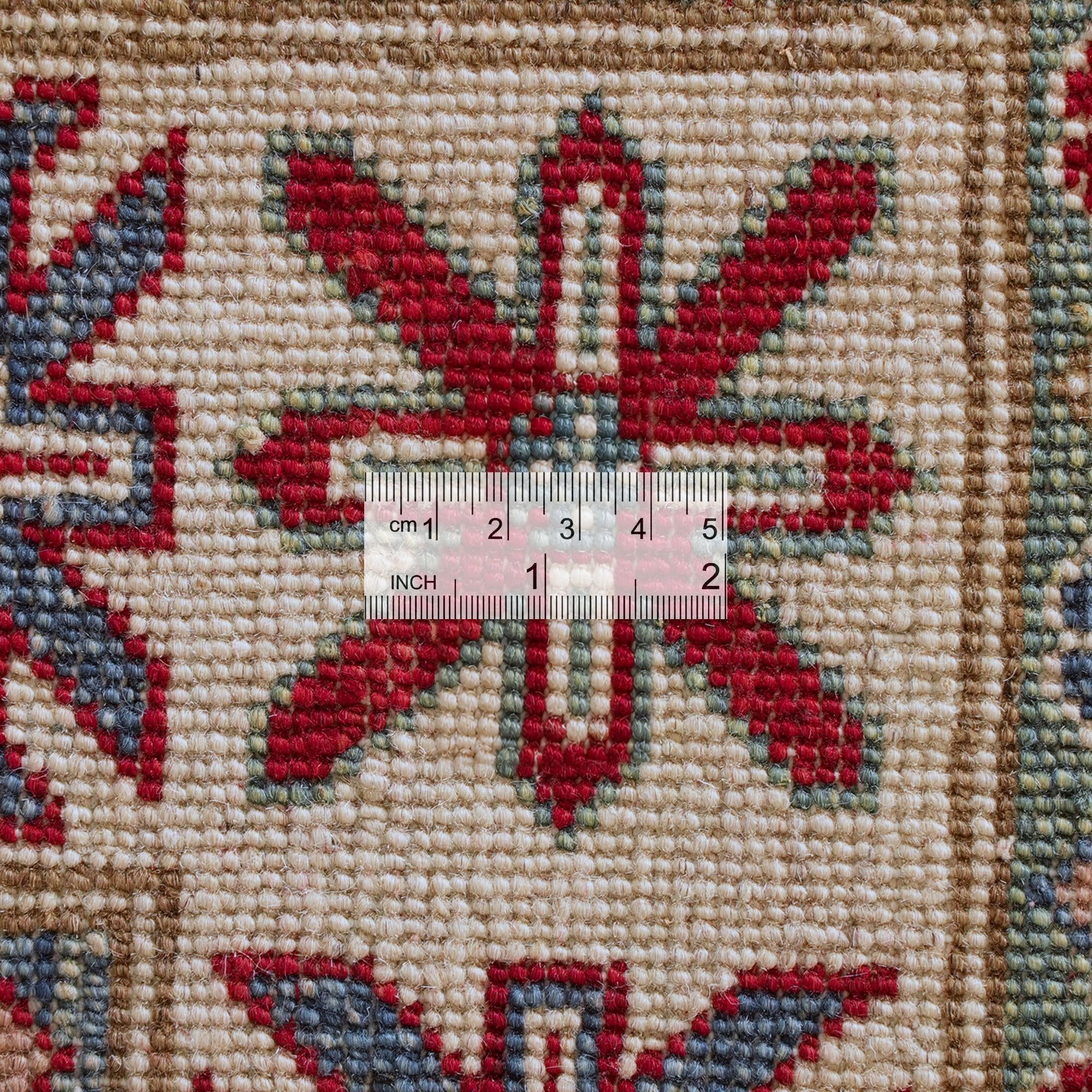 4' 11 x 6' 11 Hand Knotted Kazak Rug