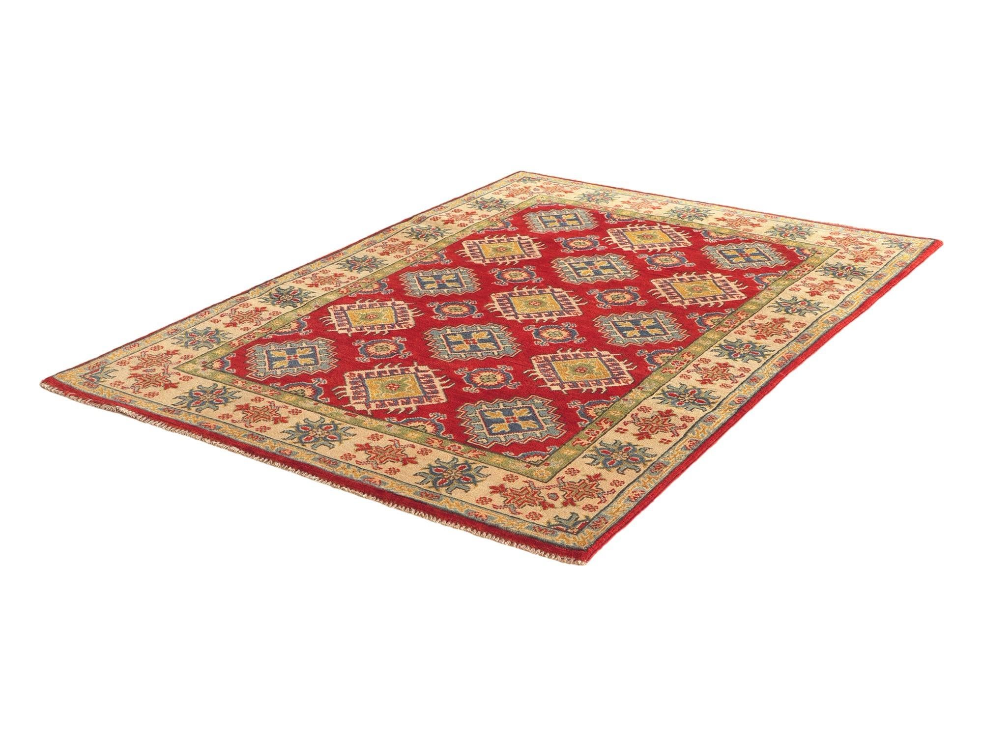 4' 1 x 5' 7 Hand Knotted Kazak Rug