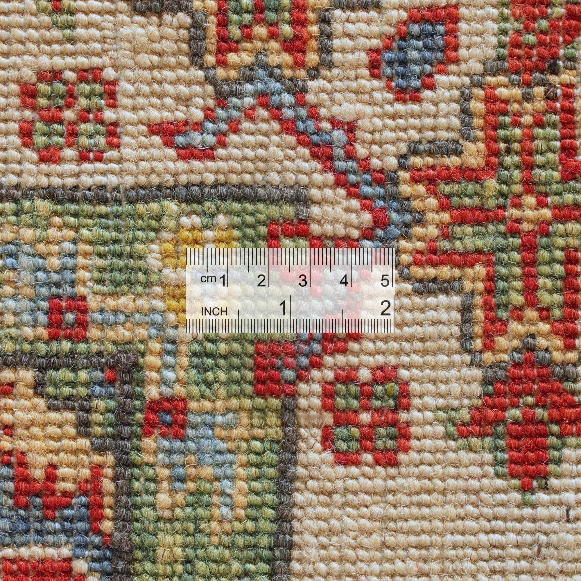 4' 1 x 5' 7 Hand Knotted Kazak Rug