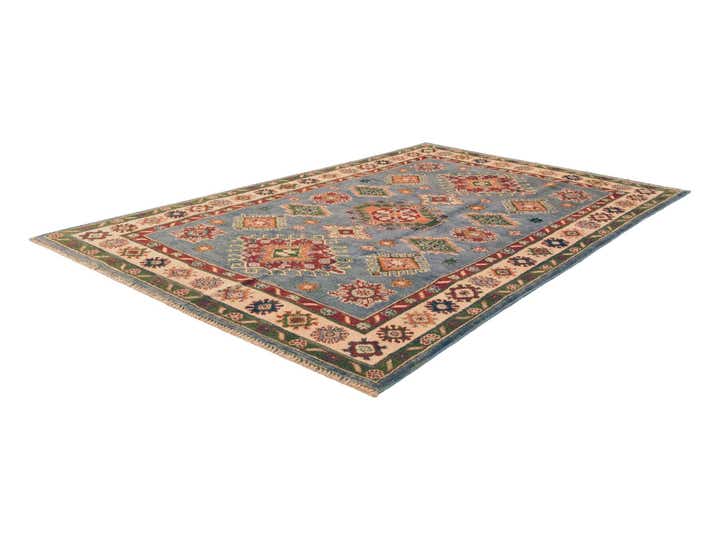 3' 11 x 6' Hand Knotted Kazak Rug