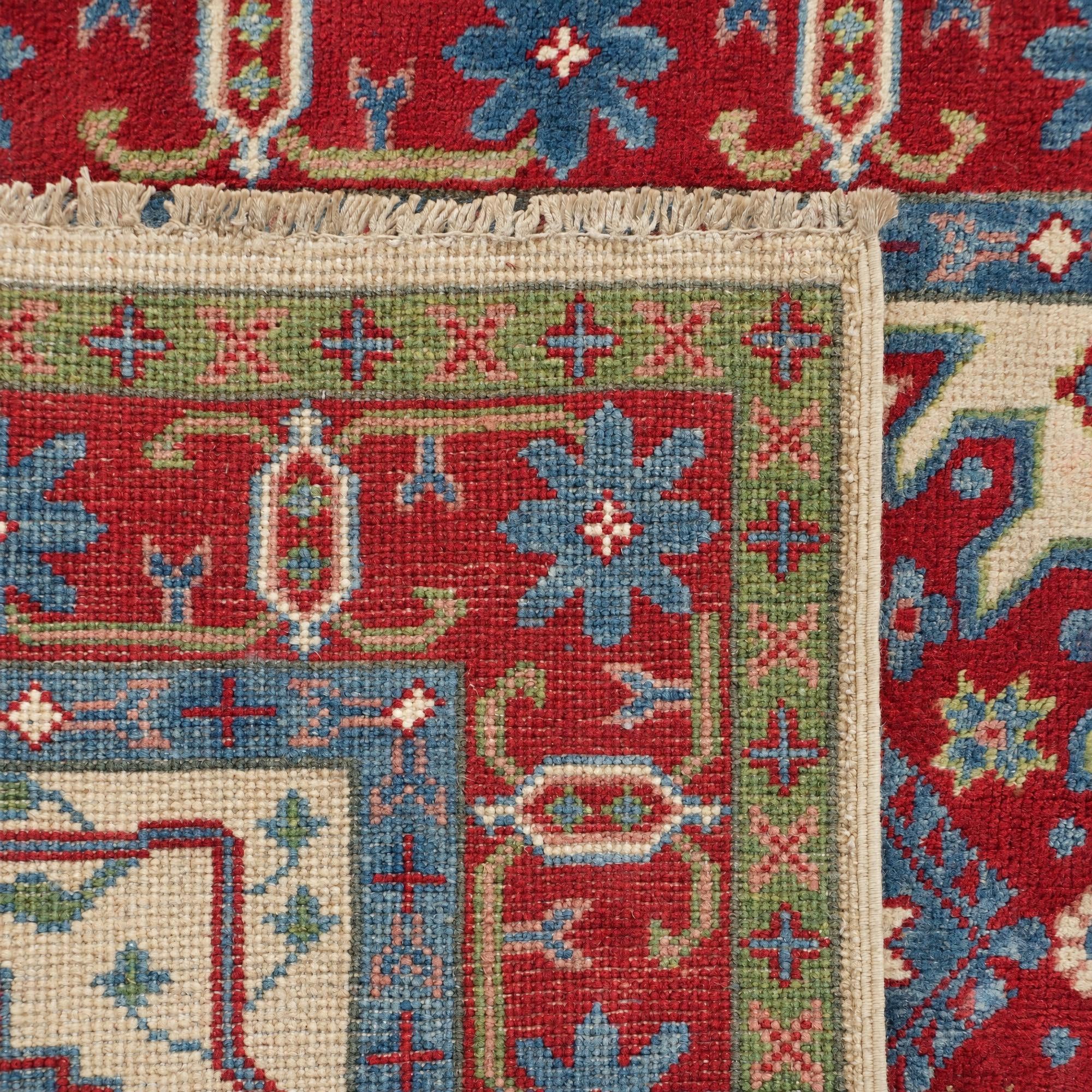 80cm x 125cm Hand Knotted Kazak Rug