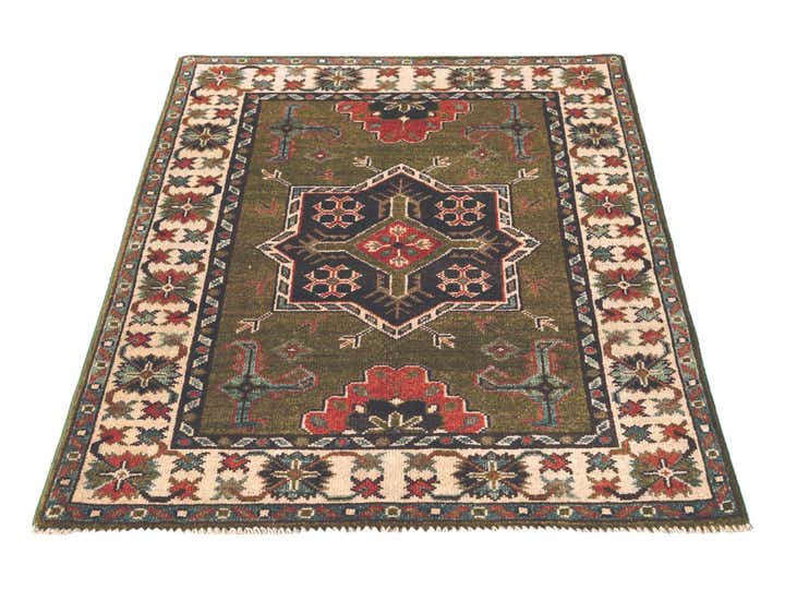 2' 10 x 3' 8 Hand Knotted Kazak Rug