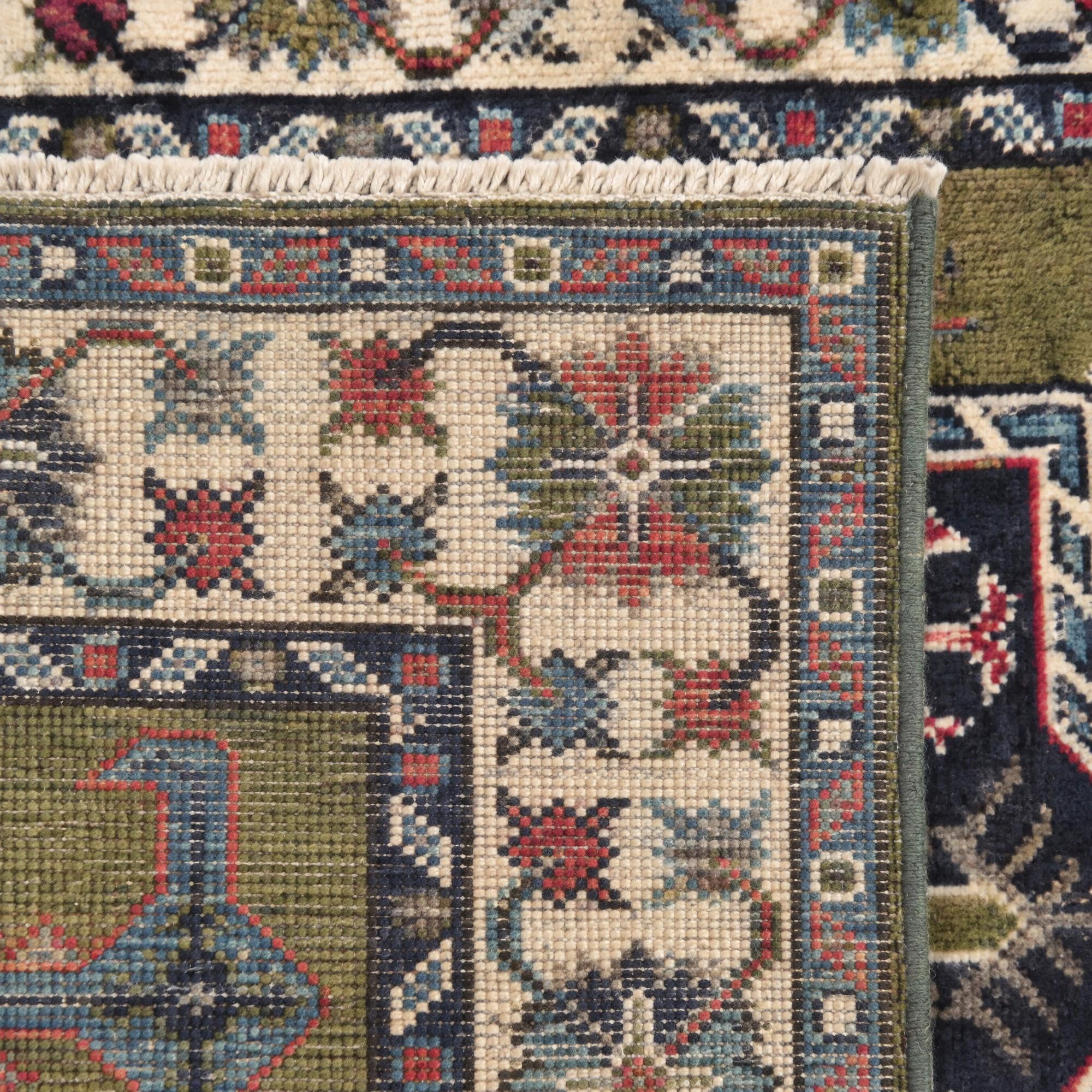 Detail image 11 of 11: 2' 10 x 3' 8 Hand Knotted Kazak Rug