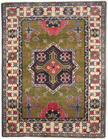 2' 10 x 3' 8 Hand Knotted Kazak Rug