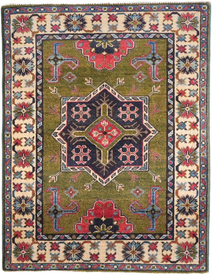 2' 10 x 3' 8 Hand Knotted Kazak Rug