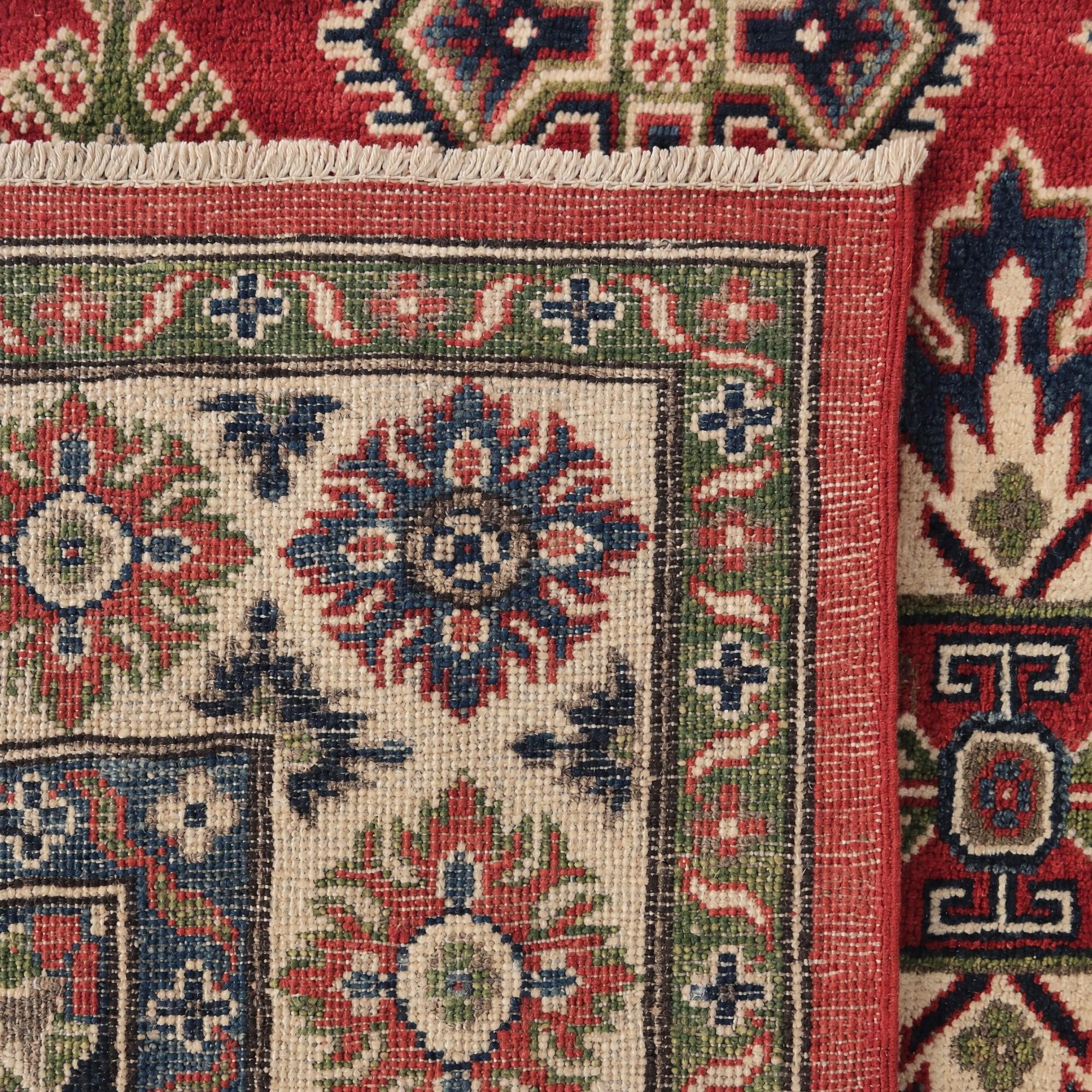 155cm x 200cm Handgeknüpft Kazak Teppich