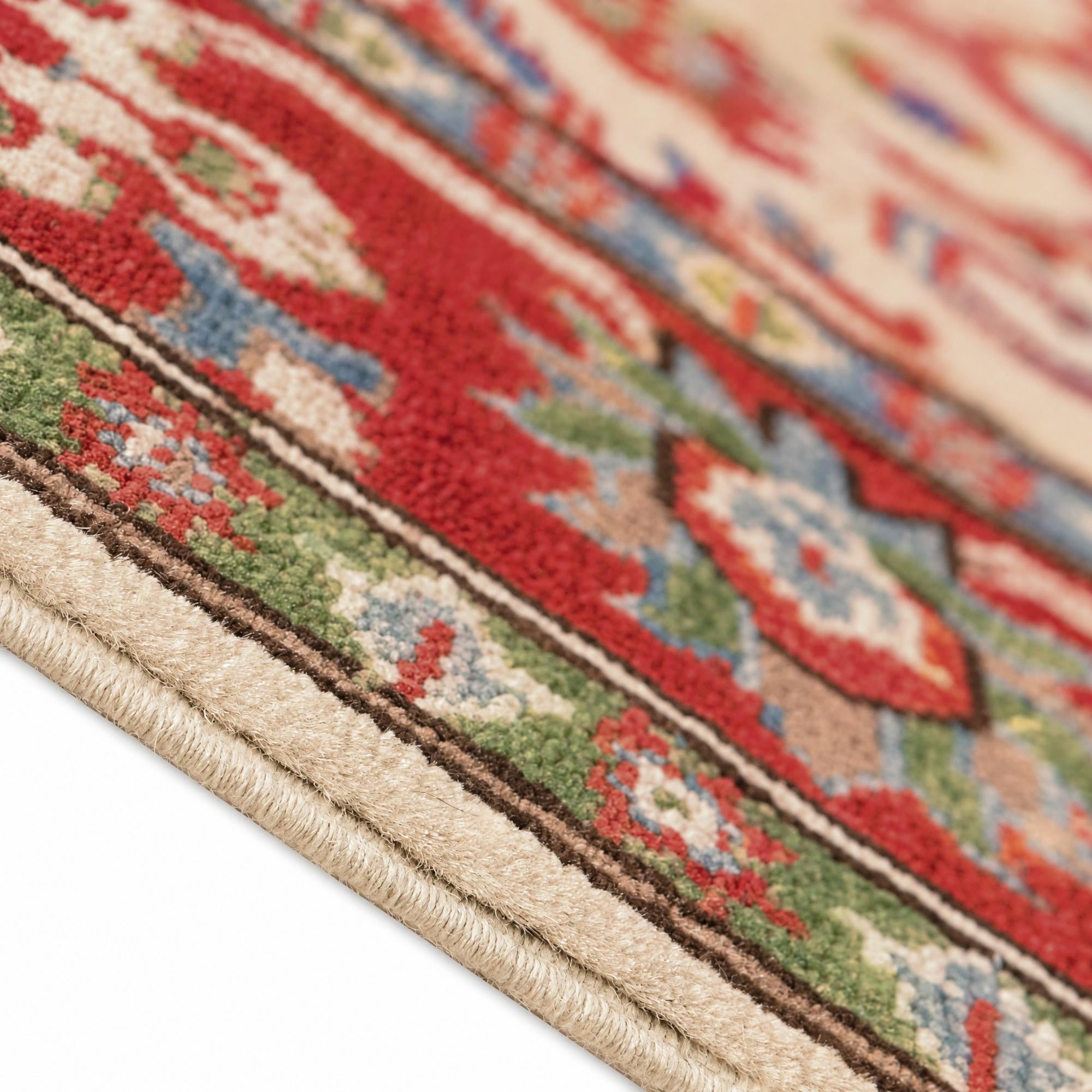 115cm x 180cm Noué main Kazak Tapis