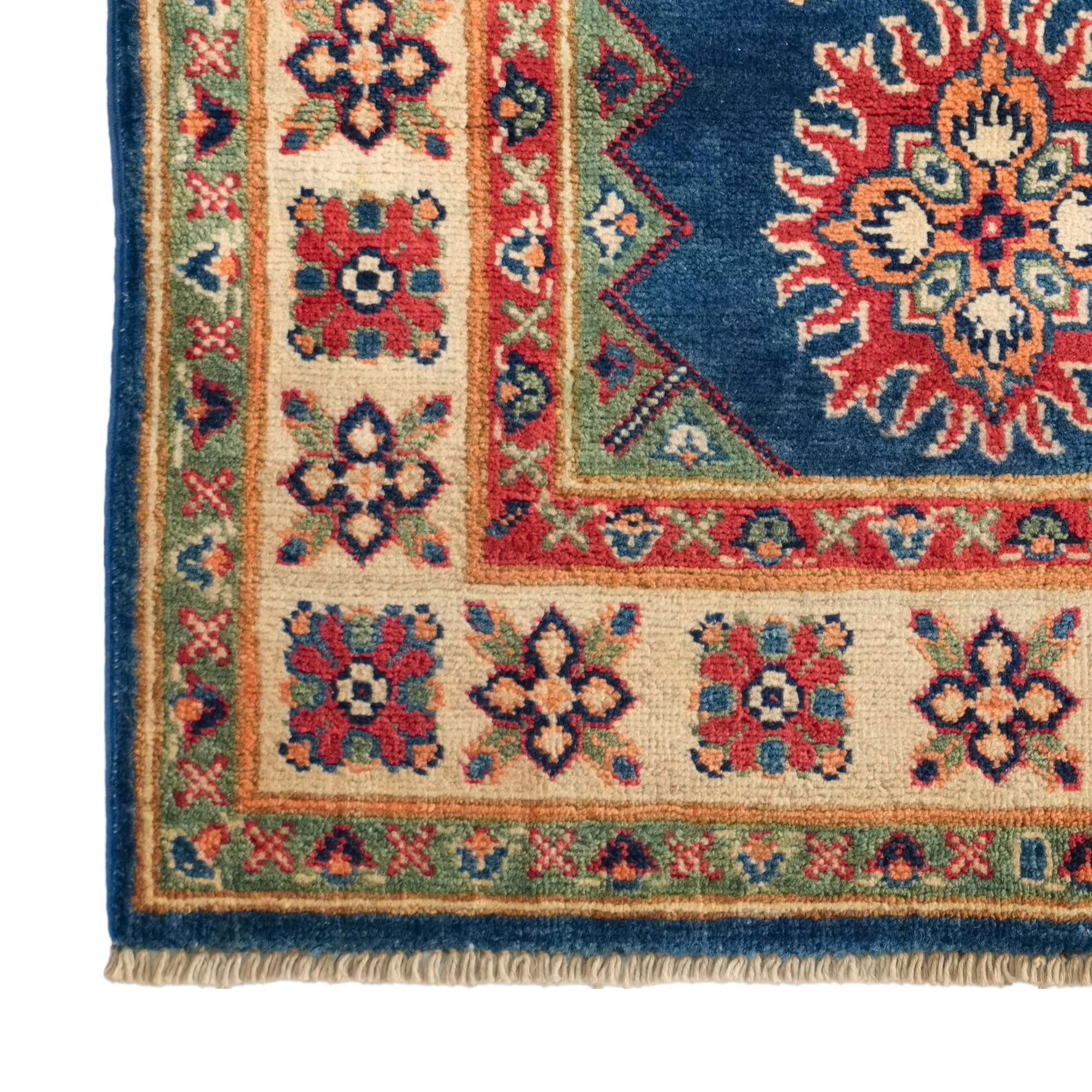 2' 8 x 4' 1 Hand Knotted Kazak Rug