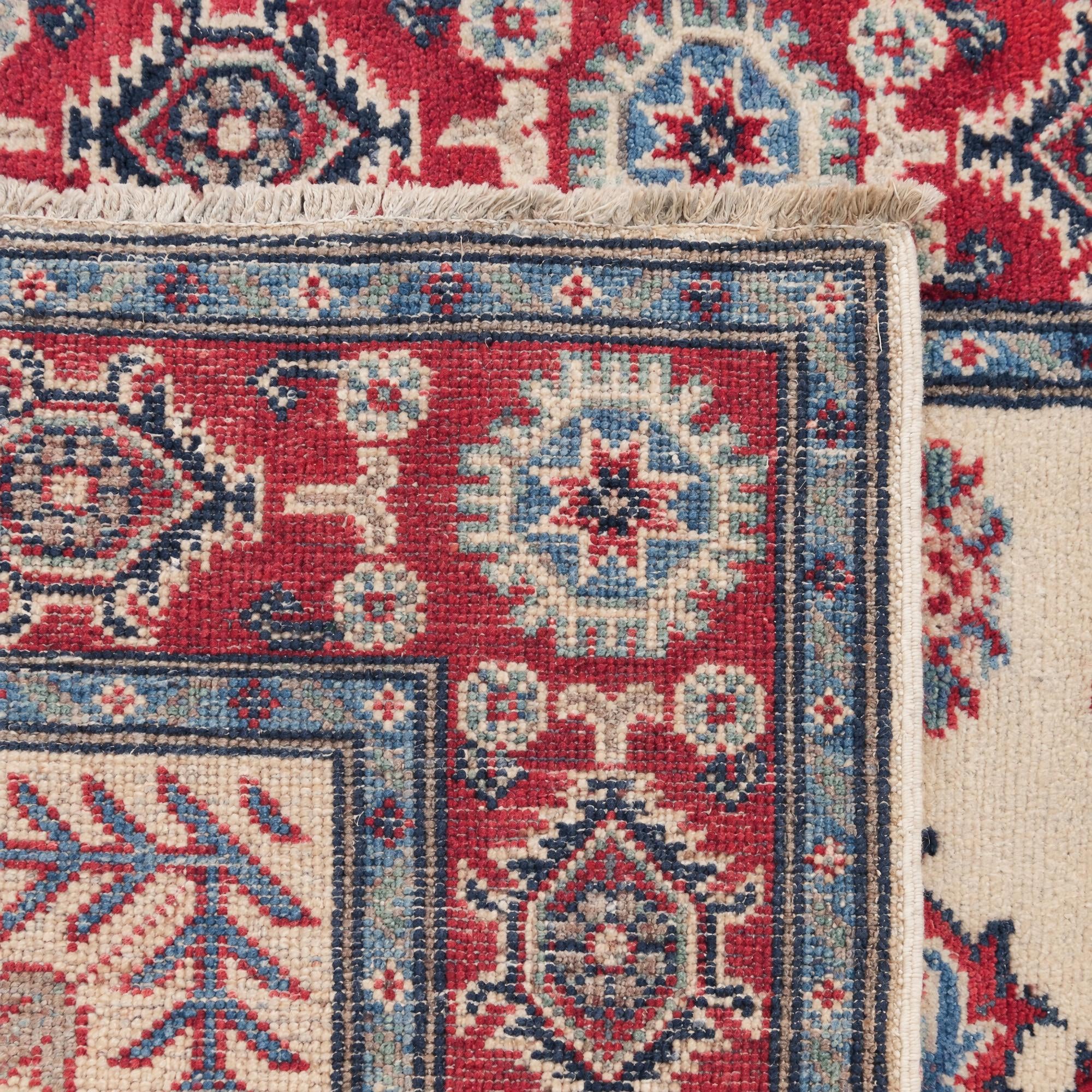 90cm x 145cm anudado a mano Kazak Alfombra