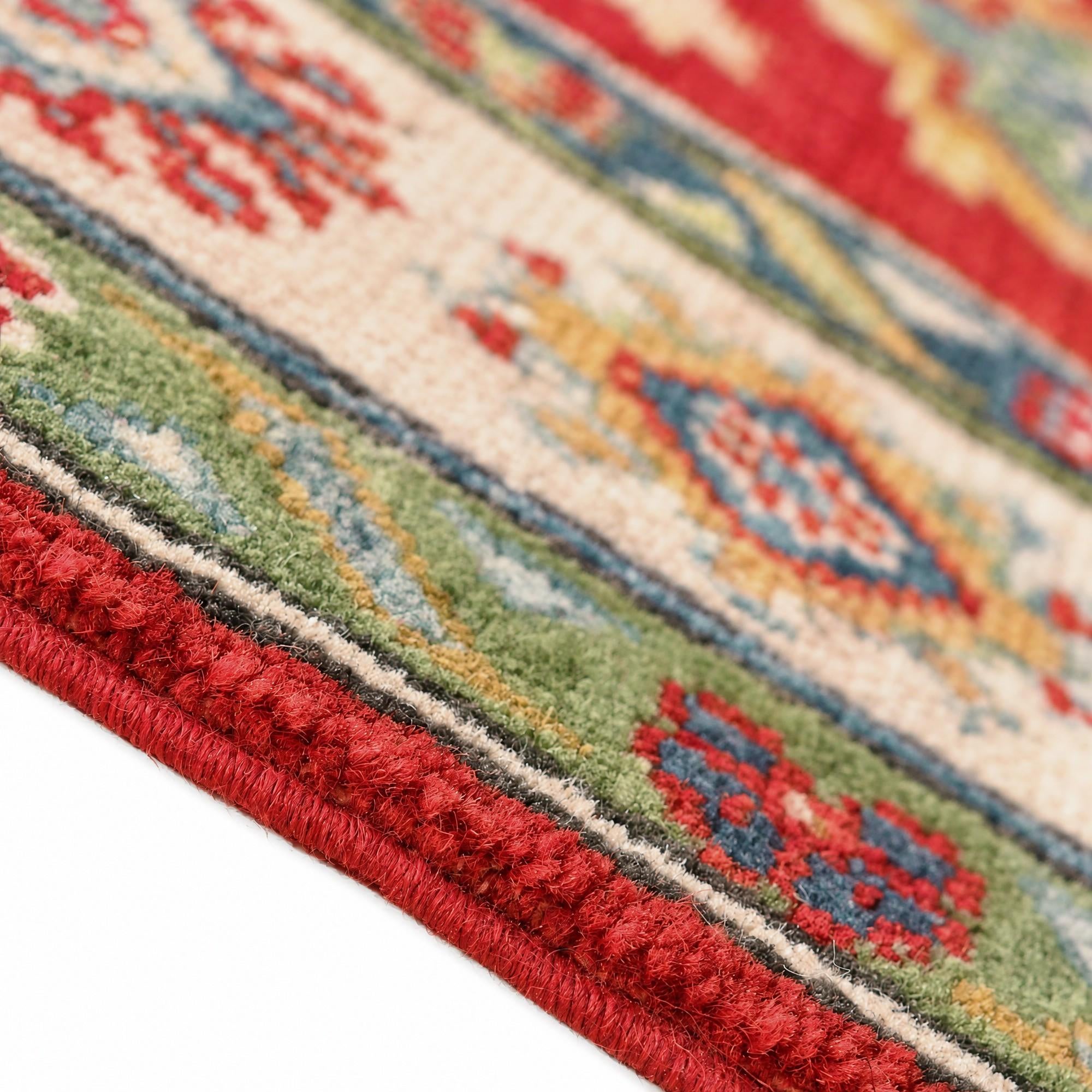 4' x 6' Hand Knotted Kazak Rug