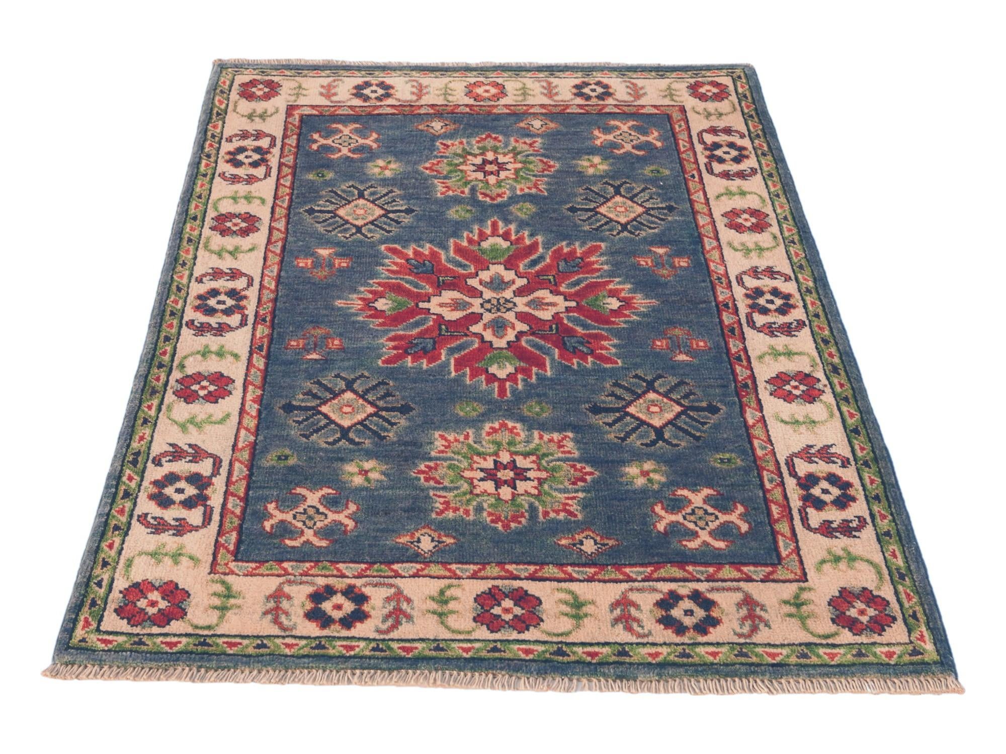 2' 8 x 3' 10 Hand Knotted Kazak Rug