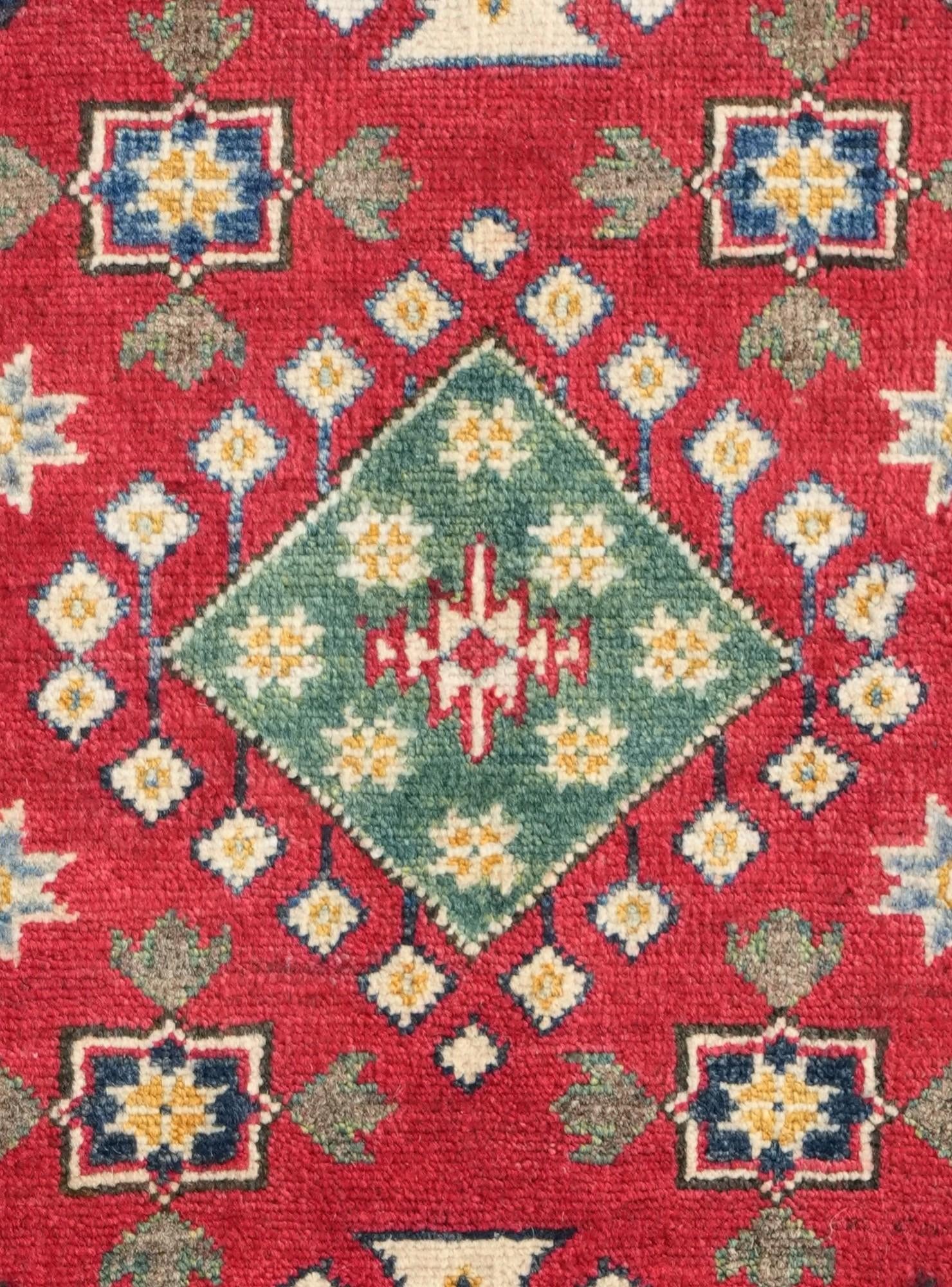 2' 7 x 3' 8 Hand Knotted Kazak Rug