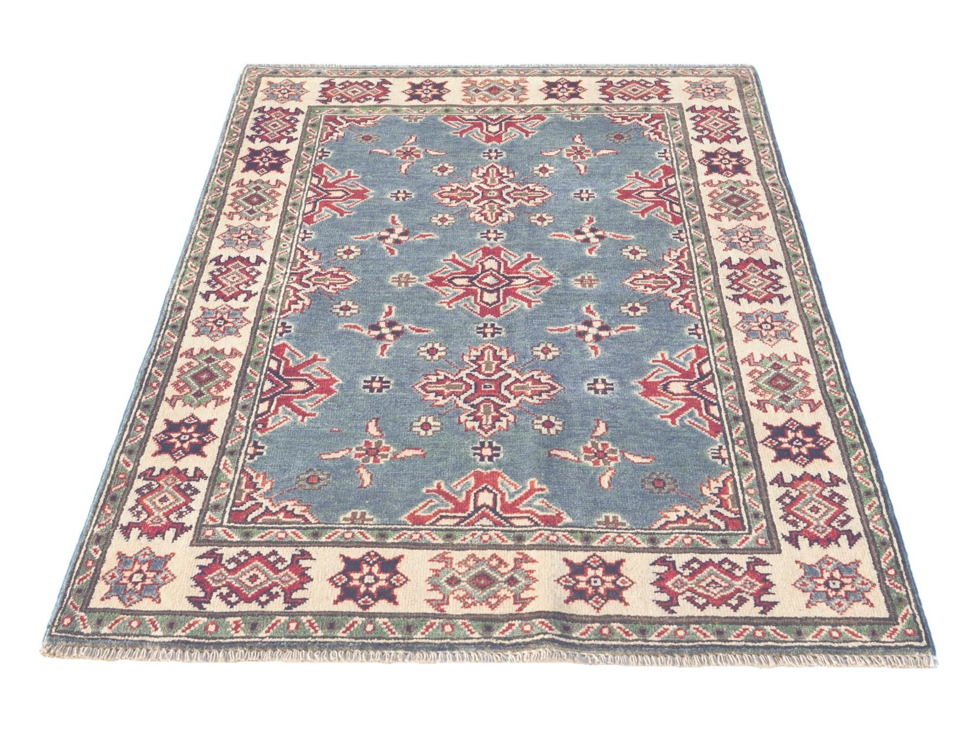 3' 3 x 5' Hand Knotted Kazak Rug