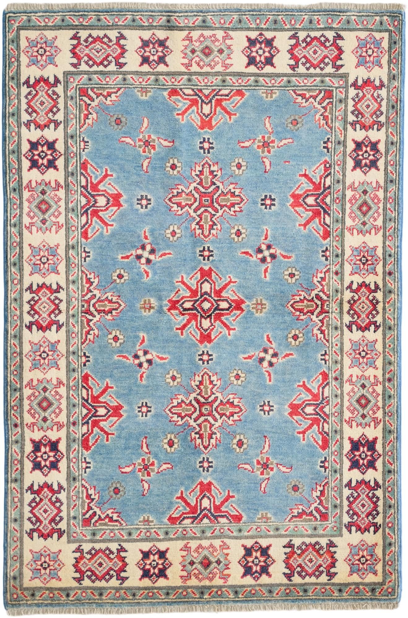3' 3 x 5' Hand Knotted Kazak Rug