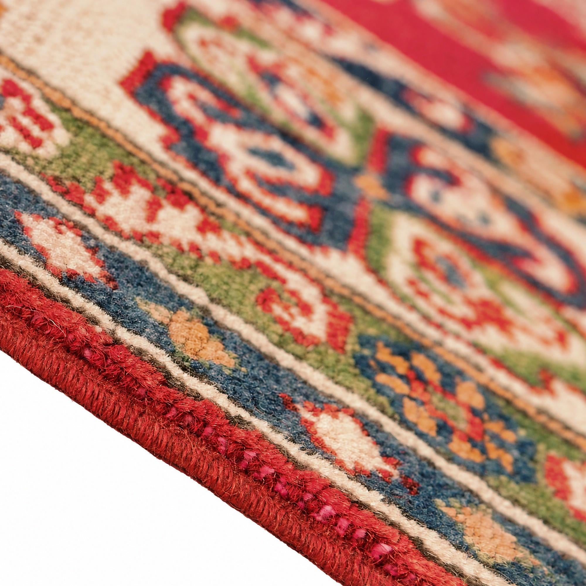 150cm x 215cm Hand Knotted Kazak Rug