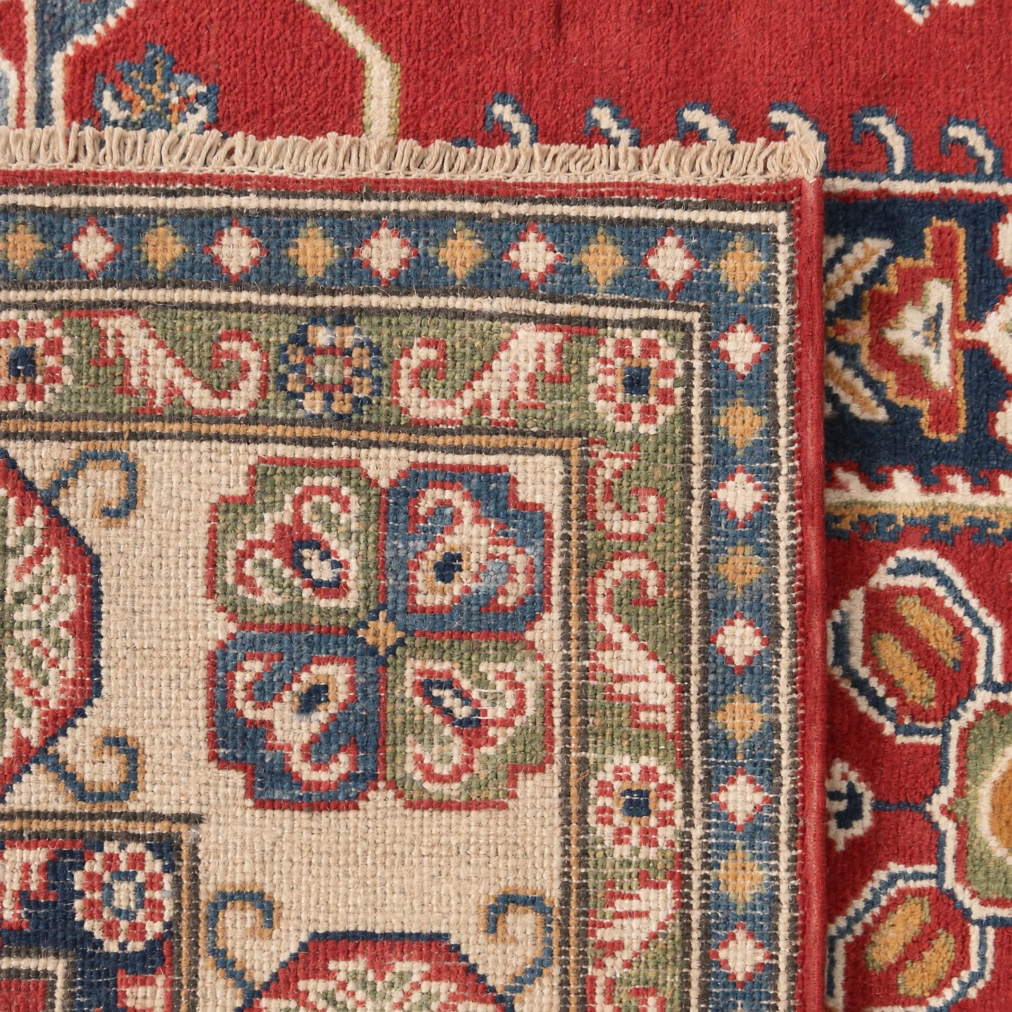 150cm x 215cm Hand Knotted Kazak Rug