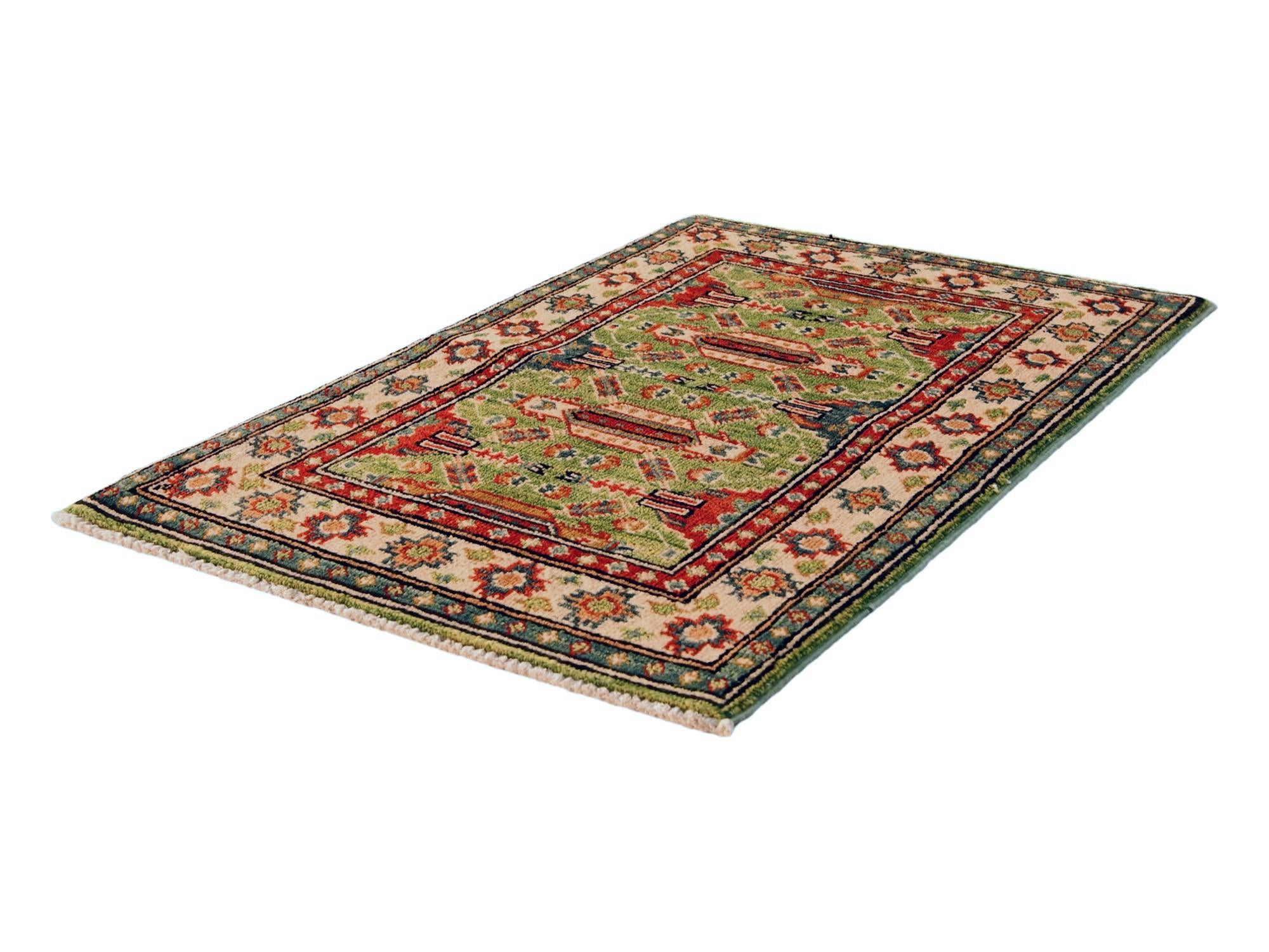 1' 11 x 3' Hand Knotted Kazak Rug