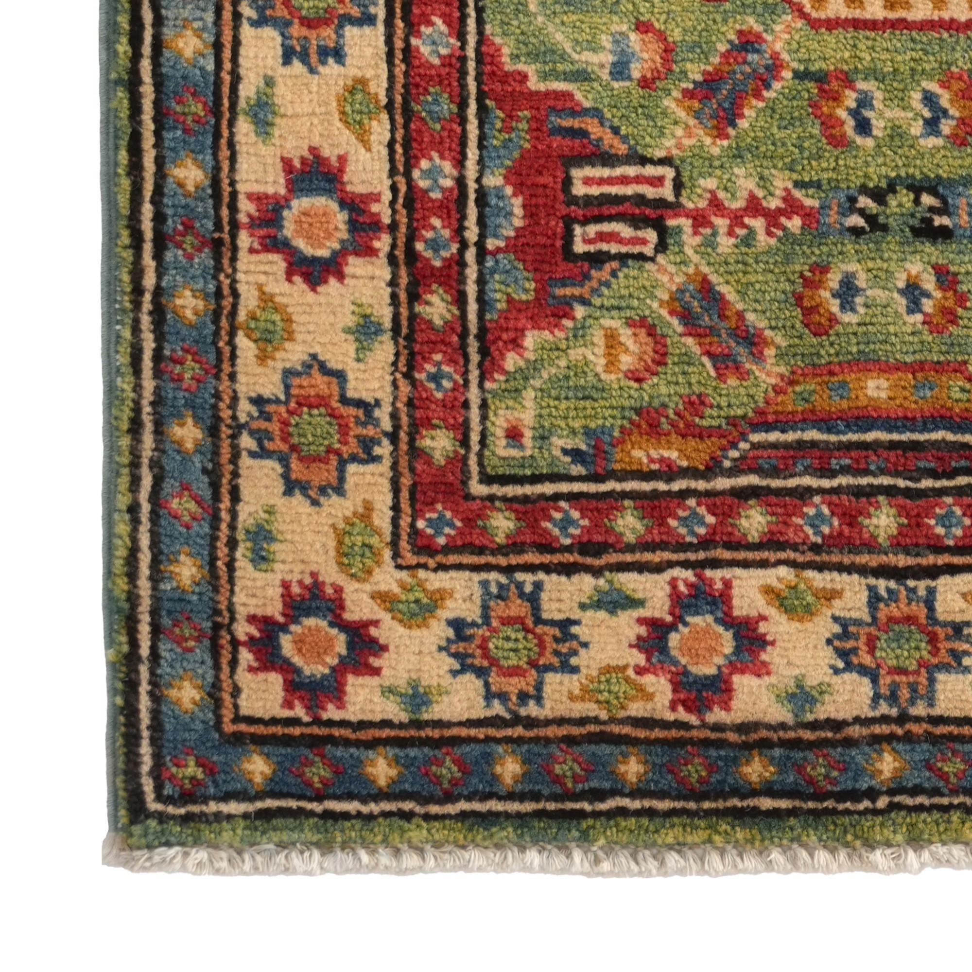 60cm x 90cm Hand Knotted Kazak Rug