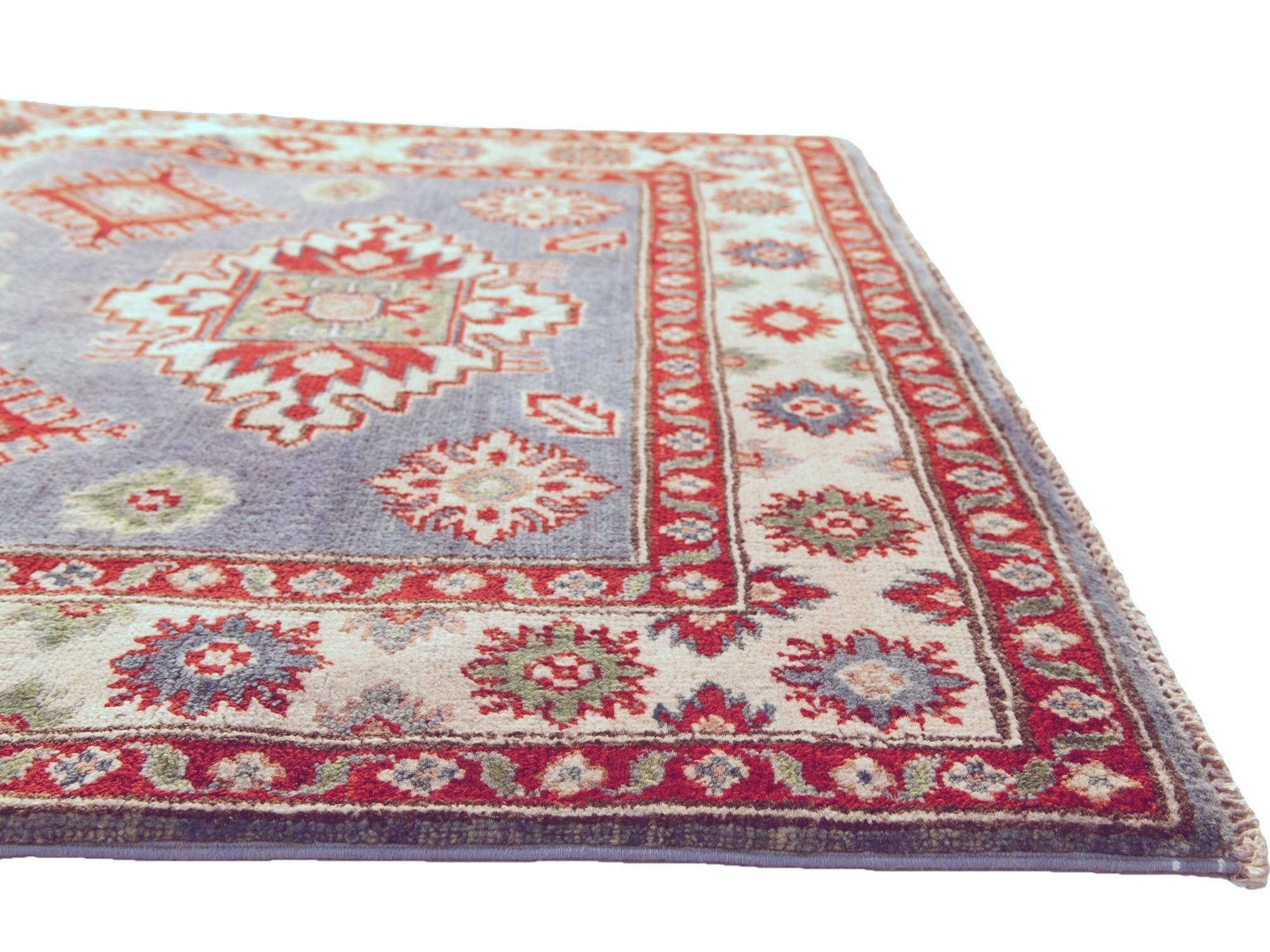 105cm x 155cm Hand Knotted Kazak Rug