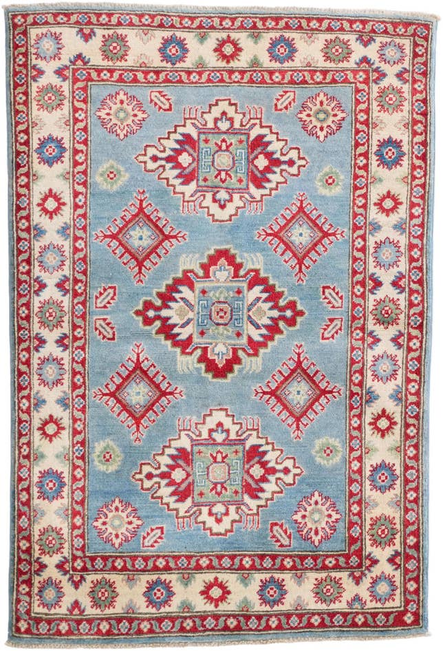 Detail image of 105cm x 155cm anudado a mano Kazak Alfombra