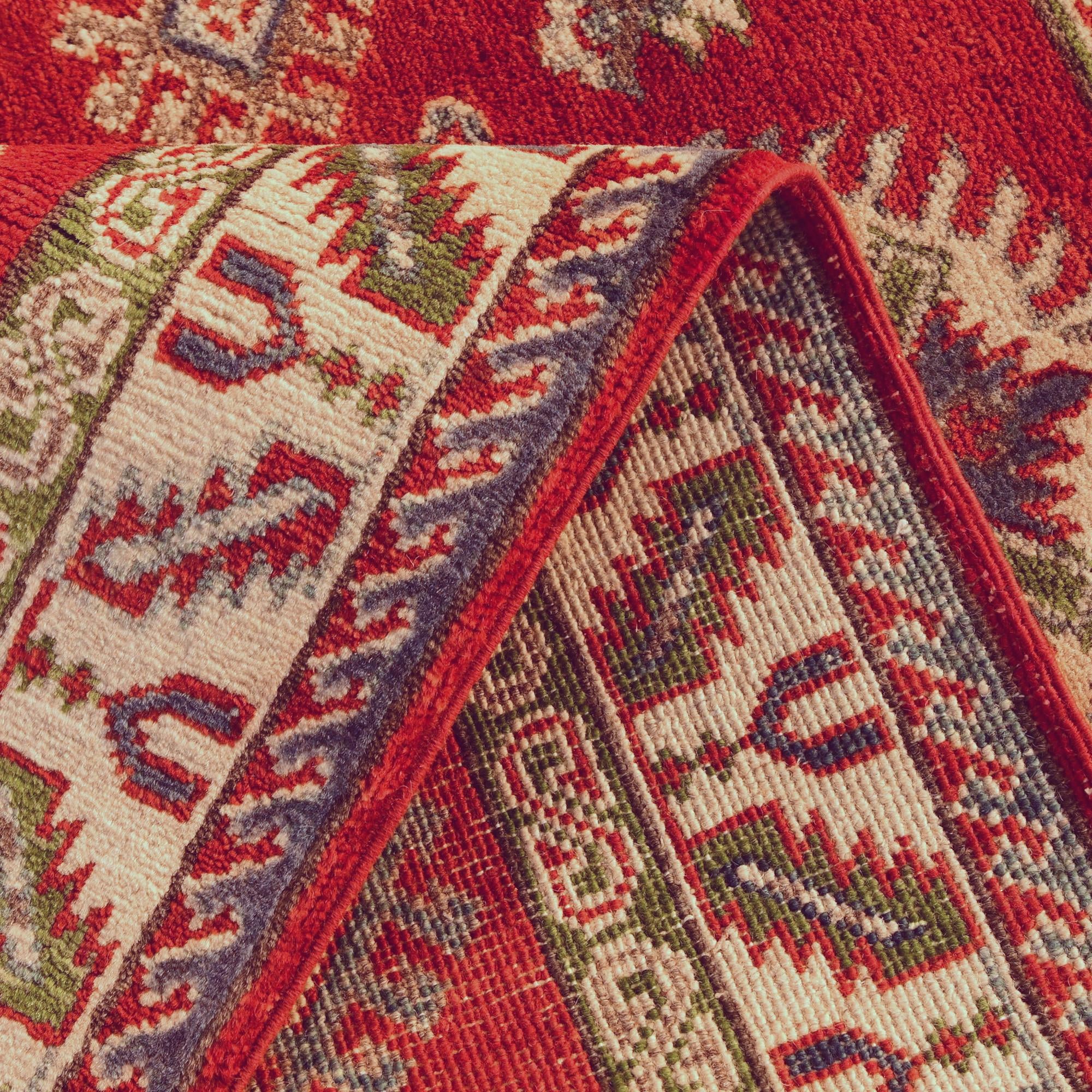 3' 5 x 4' 11 Hand Knotted Kazak Rug