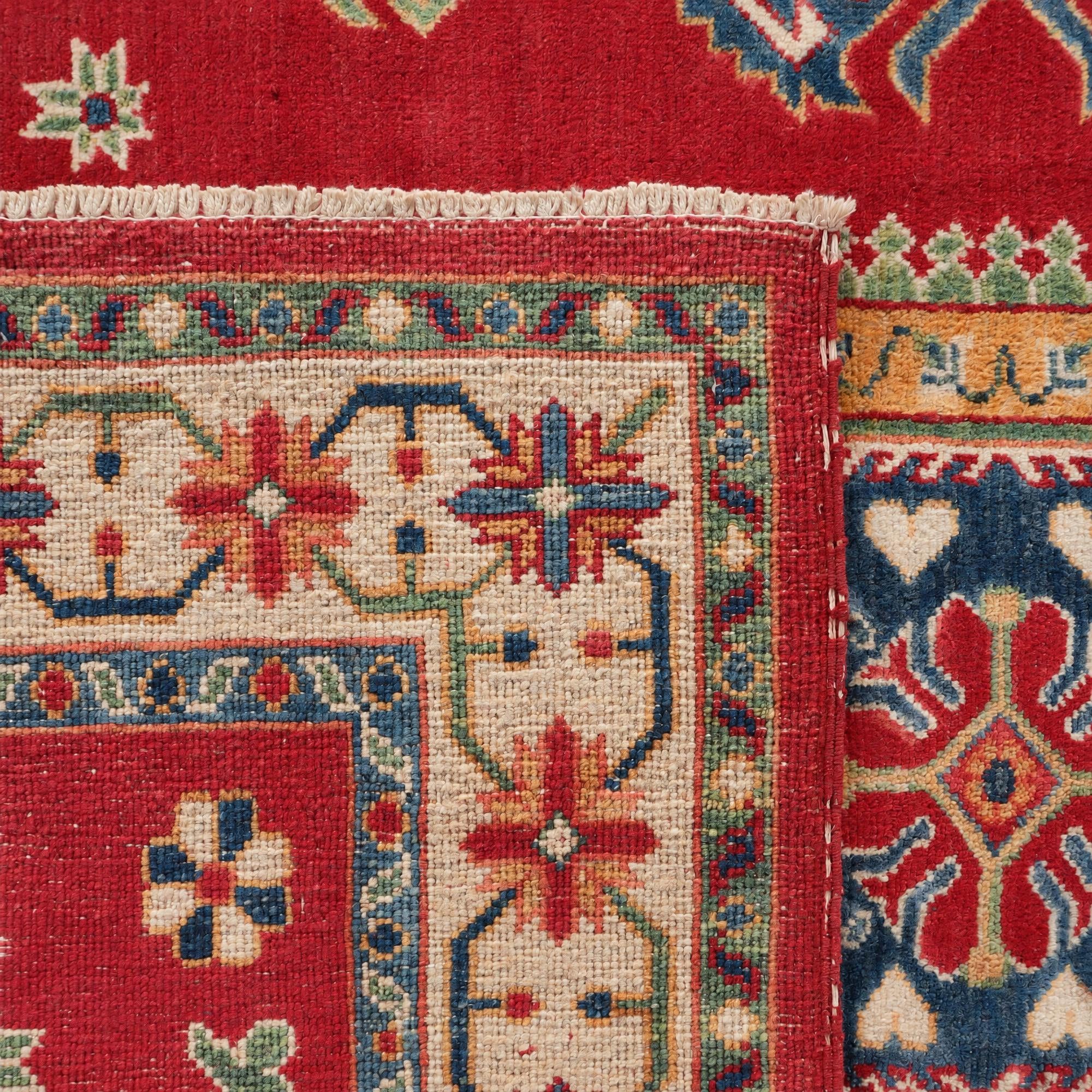 125cm x 185cm Handgeknüpft Kazak Teppich